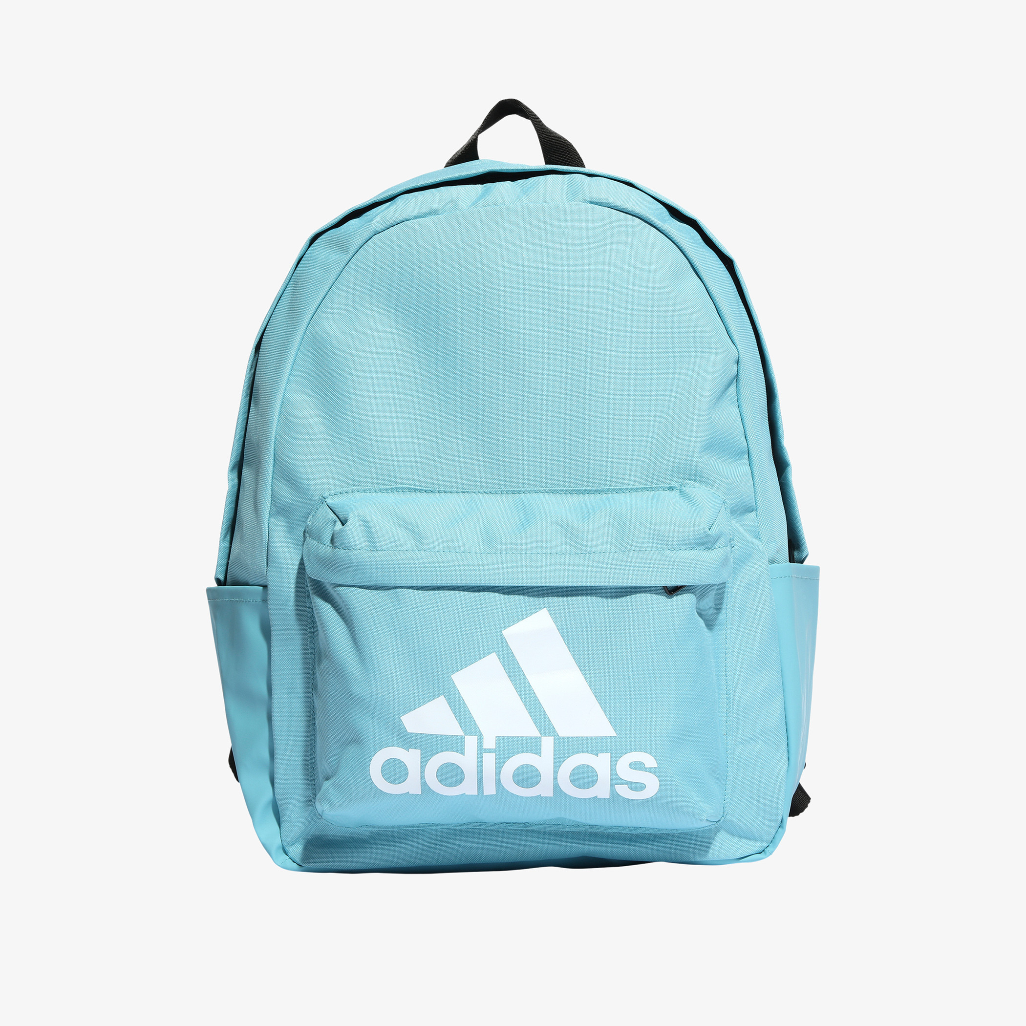 Adidas Logo Print Backpack with Adjustable Shoulder Straps and Zip Closure