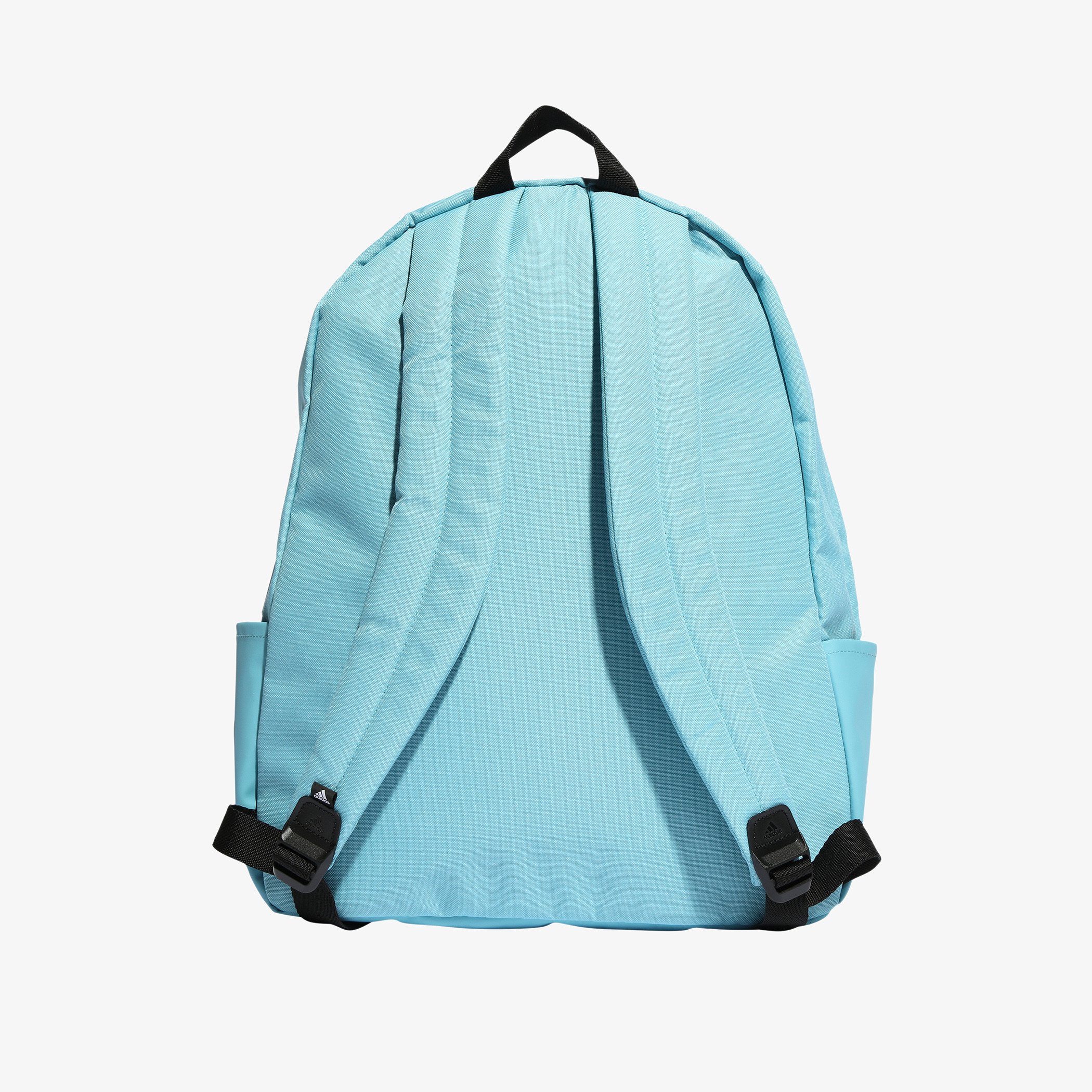 Shop Adidas Logo Print Backpack with Adjustable Shoulder