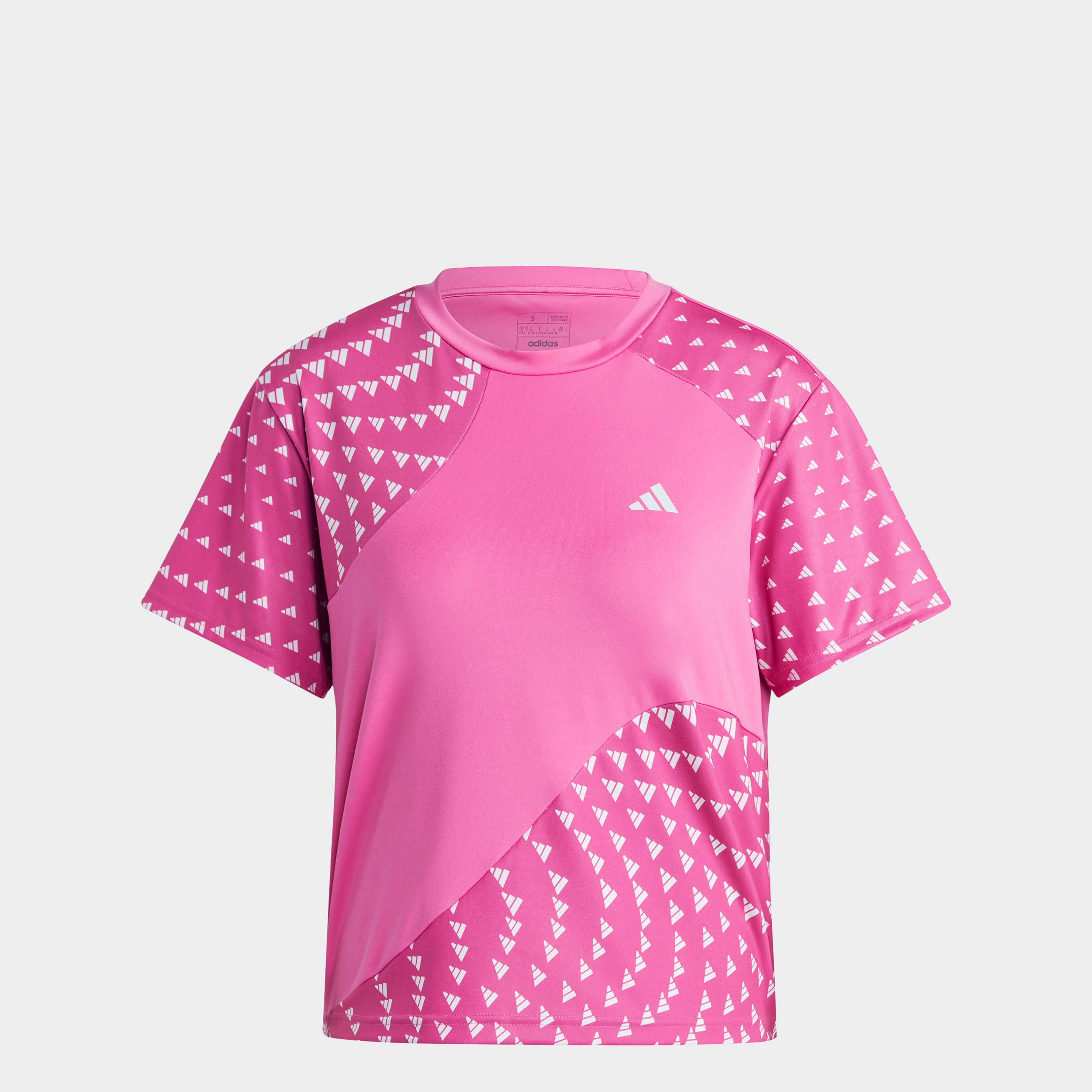  تي شيرت نسائي للجري مزين بلوجو ات بي ال من اديداس-sports-women-clothing-tshirtsandvests-image-5