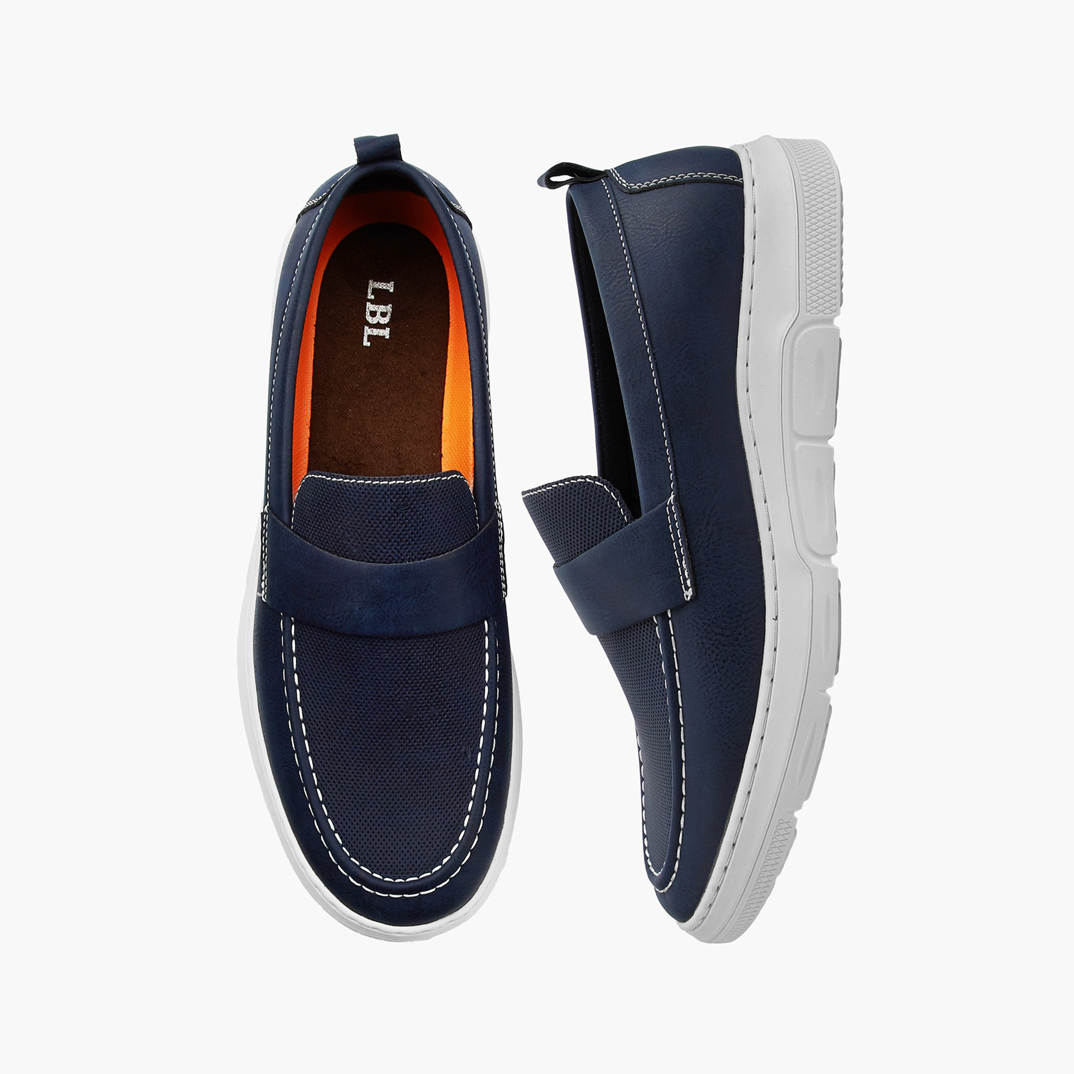 LBL by Shoexpress Solid Slip-On Loafers with Pull Tabs-men-shoes-loafersandmoccasins-image-1