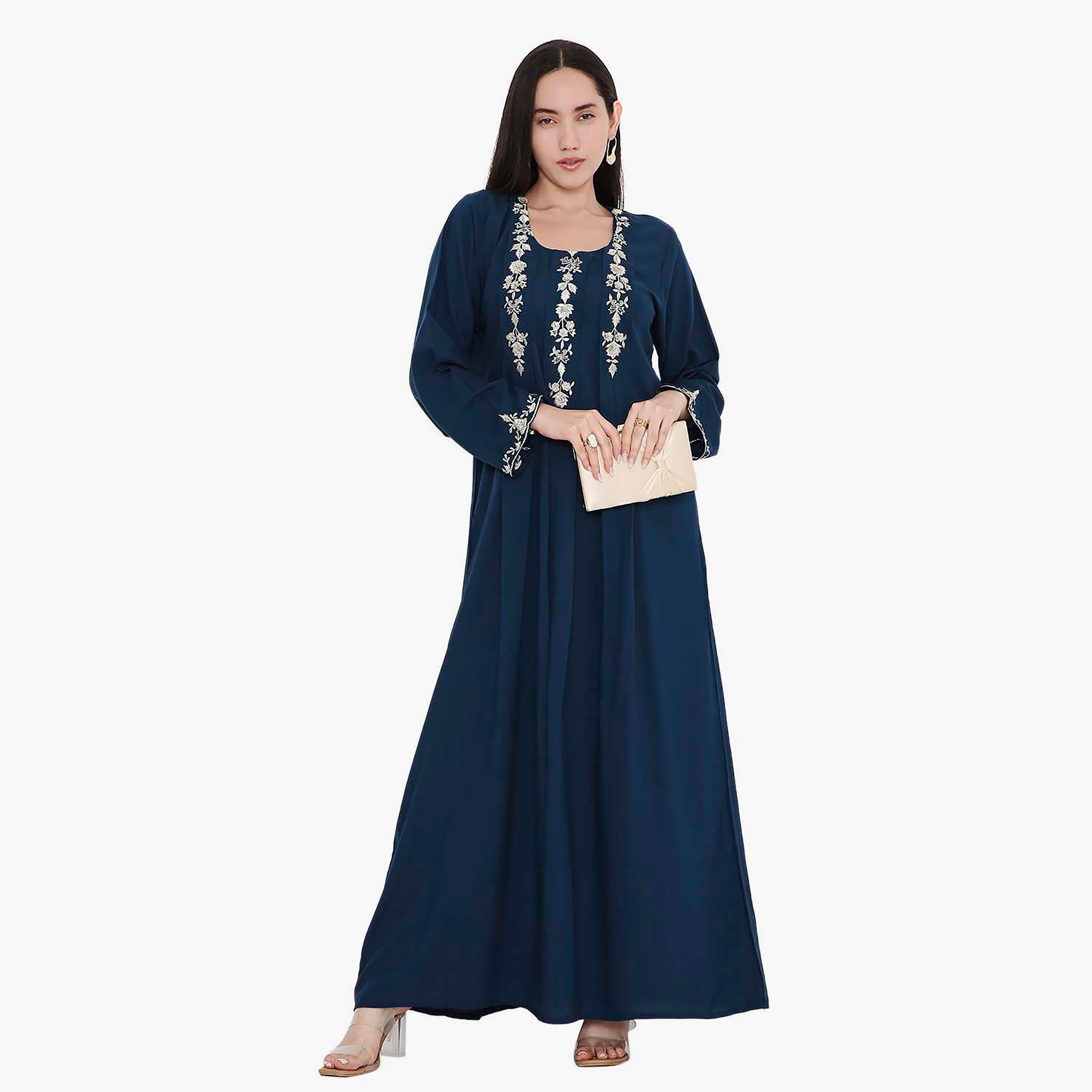 Hana & Sara Floral Embroidered Jalabiya-women-arabicclothing-jalabiyas-image-11