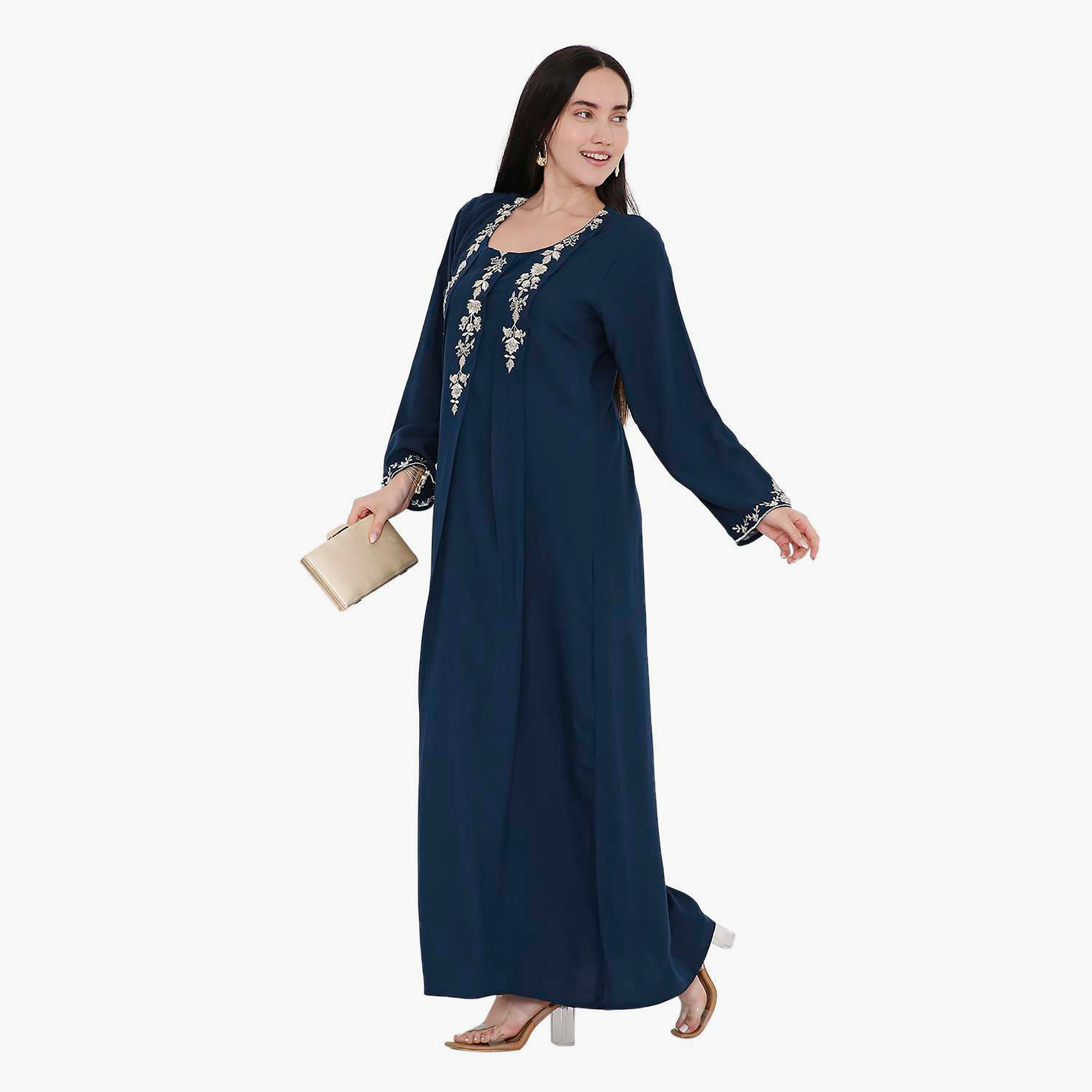 Hana & Sara Floral Embroidered Jalabiya-women-arabicclothing-jalabiyas-image-14
