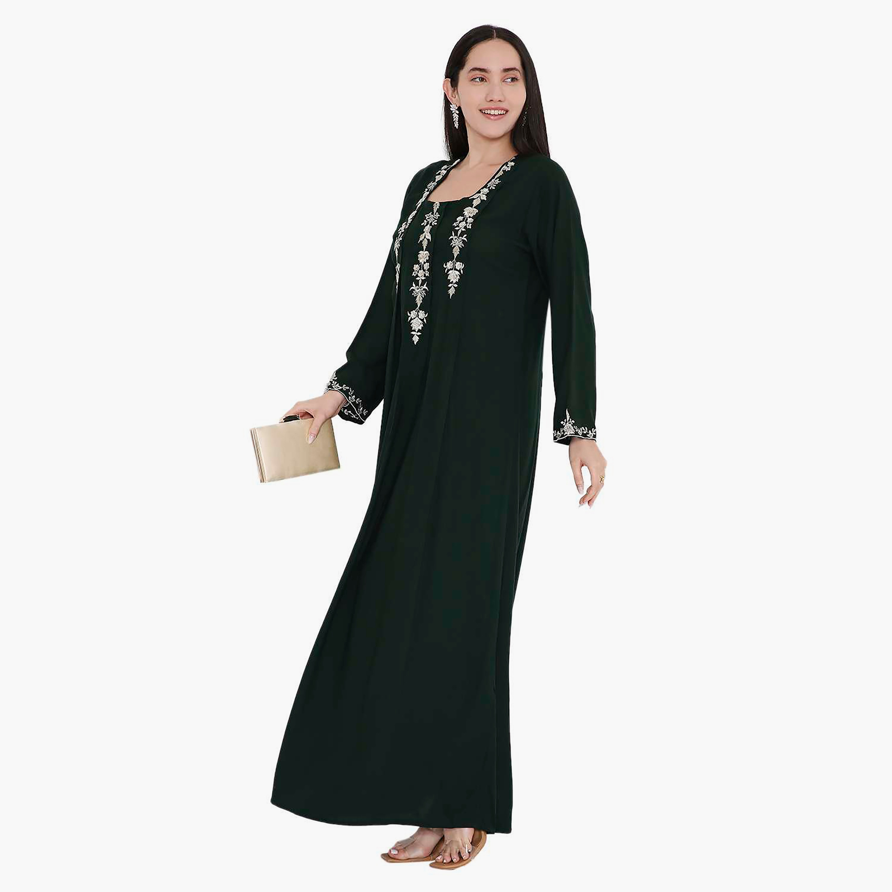 Hana & Sara Floral Embroidered Jalabiya-women-arabicclothing-jalabiyas-image-9
