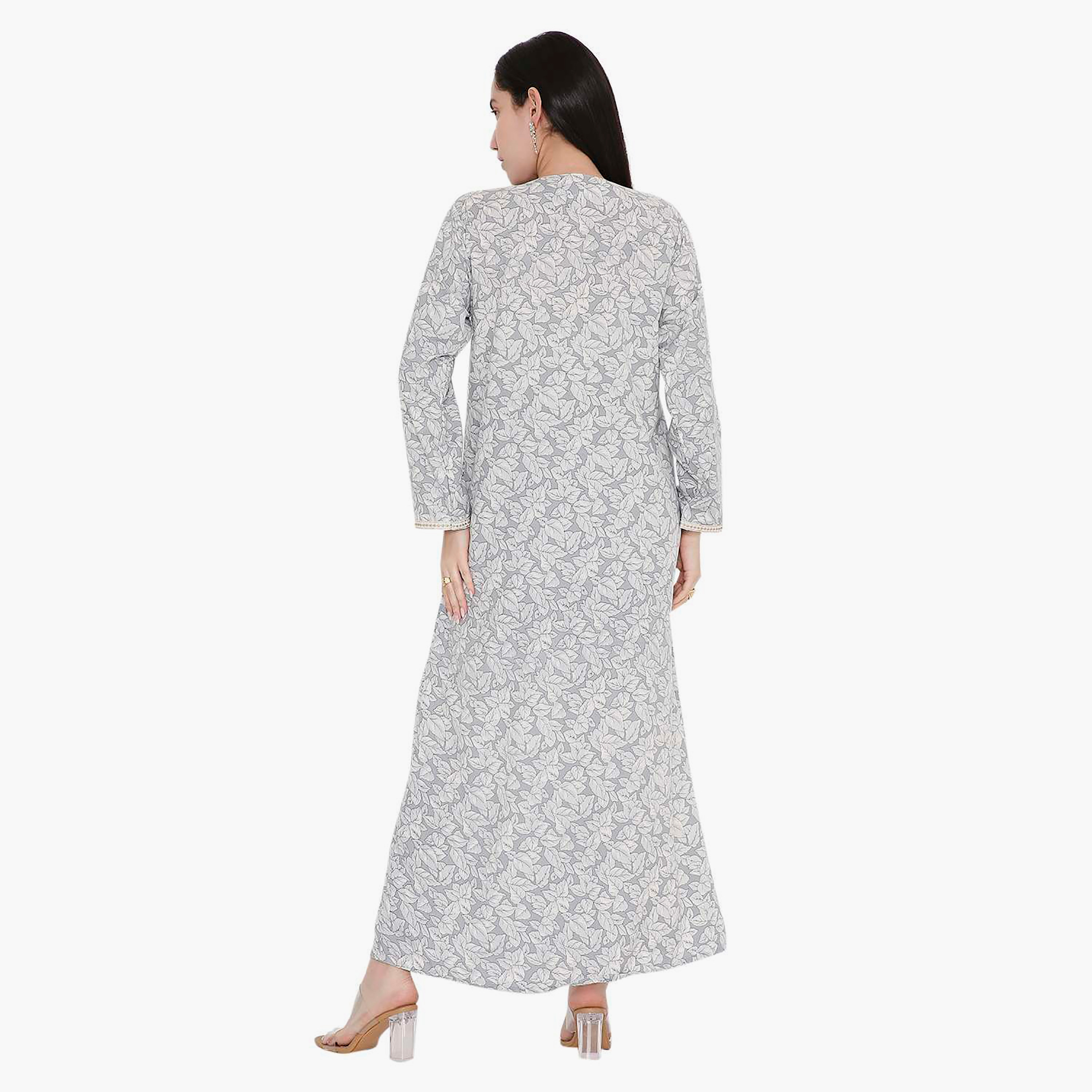 جلابية بطبعات كاملة وتطريز على الياقة من هانا اند سارة-women-arabicclothing-jalabiyas-image-15