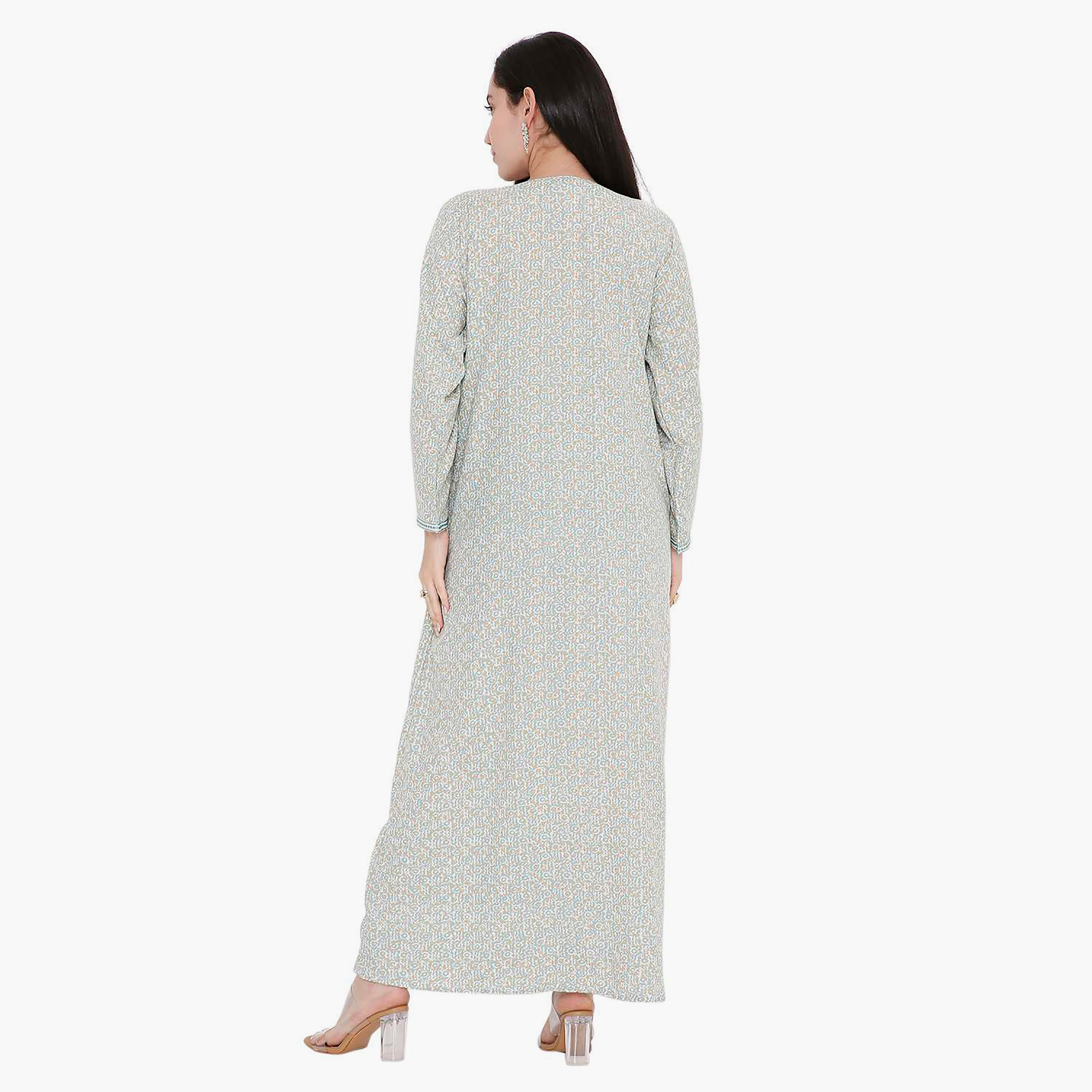 جلابية بطبعات كاملة وتطريز على الياقة من هانا اند سارة-women-arabicclothing-jalabiyas-image-15