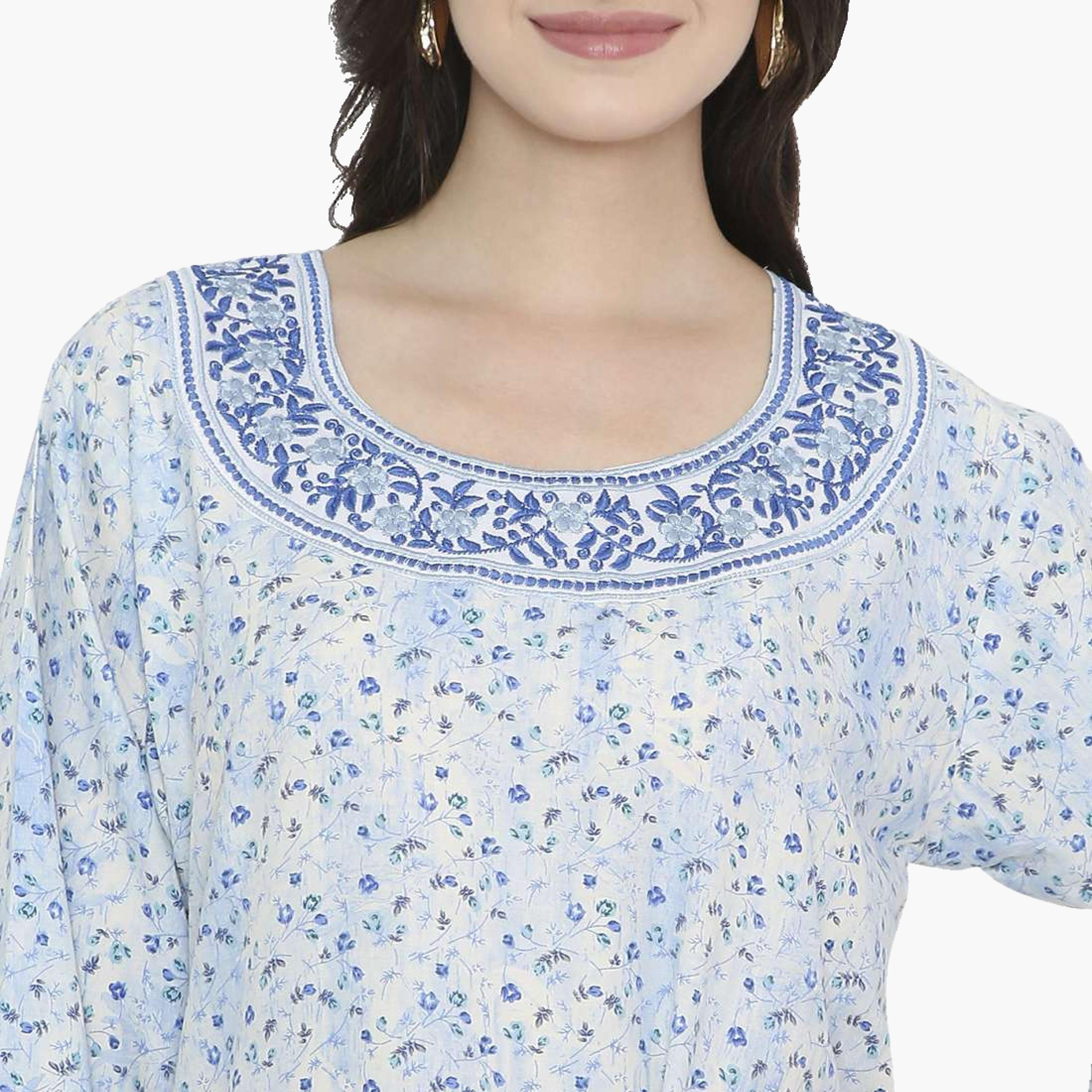 HanaandSara Floral Print Women's Jalabiya-women-arabicclothing-jalabiyas-image-12