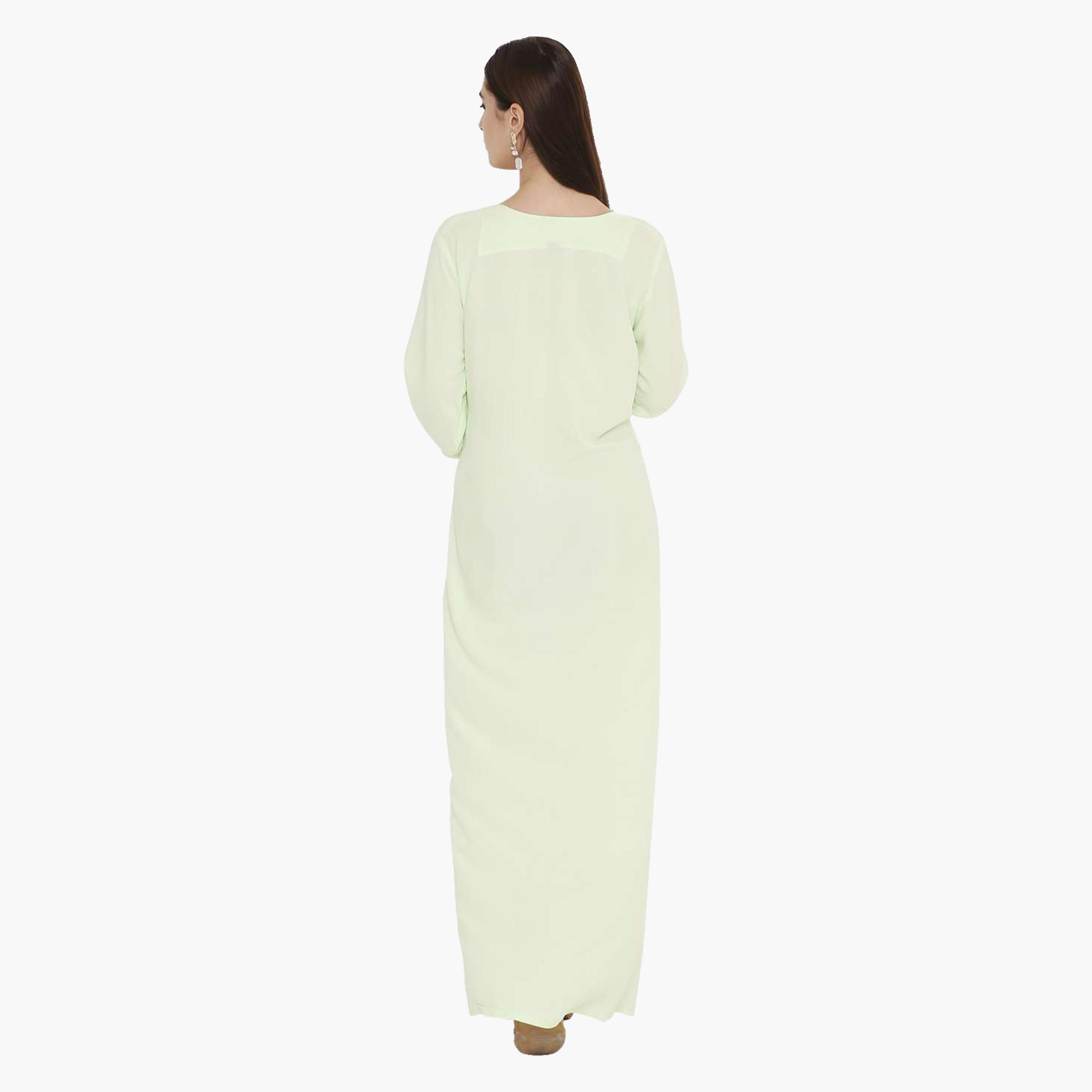 HanaandSara Floral Embroidered Women's Evening Jalabiya-women-arabicclothing-jalabiyas-image-15