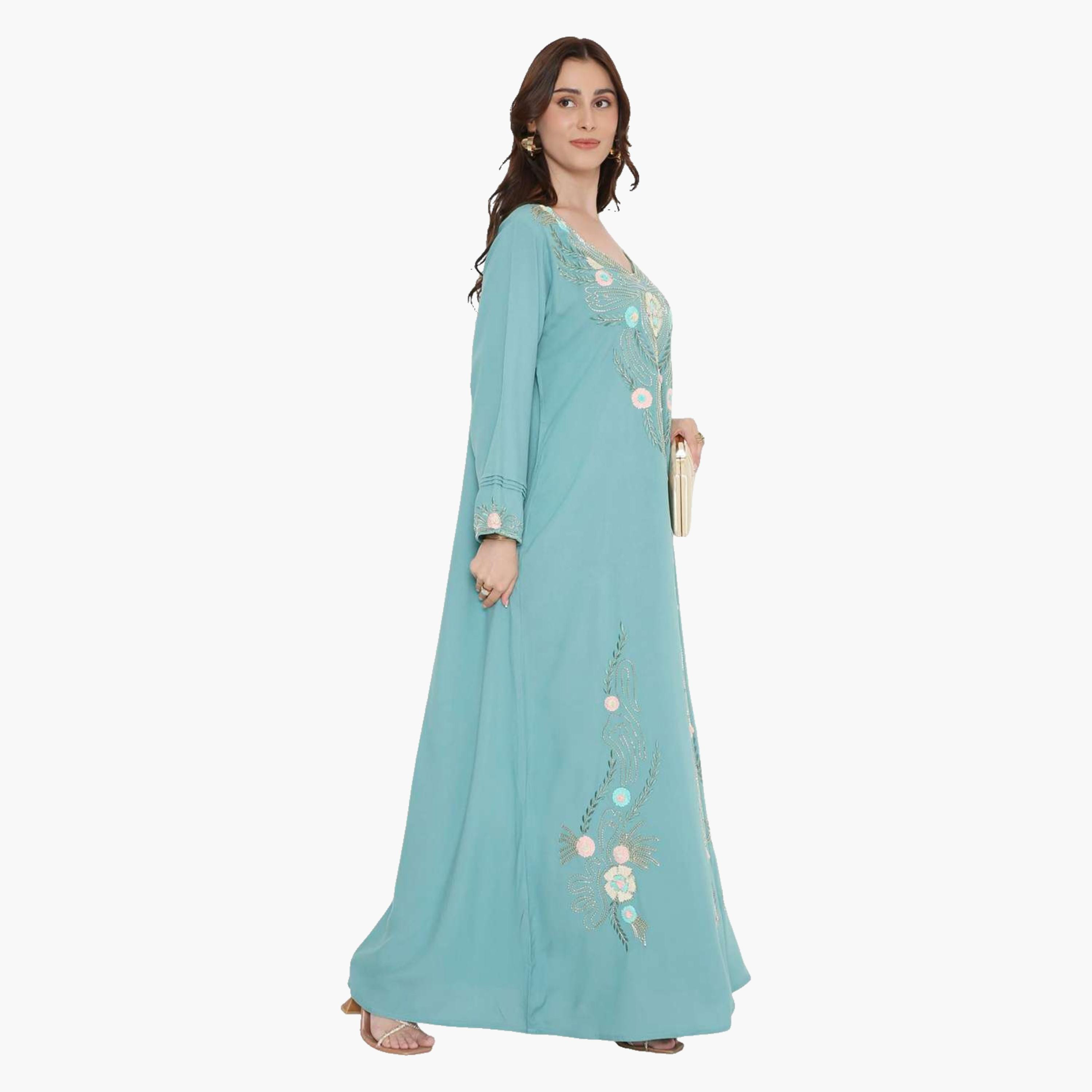 HanaandSara Beaded Women's Evening Jalabiya-women-arabicclothing-jalabiyas-image-3