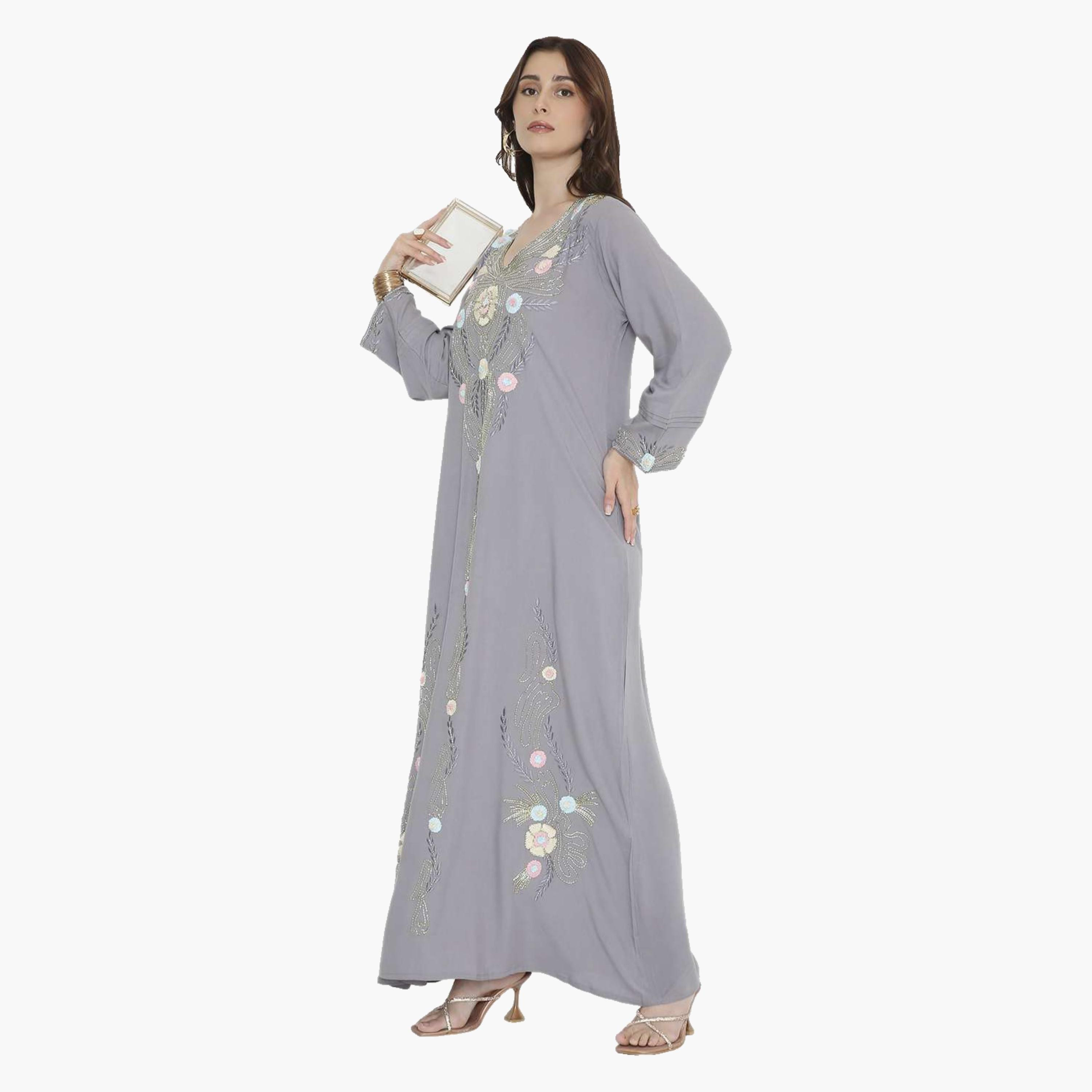 HanaandSara Beaded Women's Evening Jalabiya-women-arabicclothing-jalabiyas-image-9
