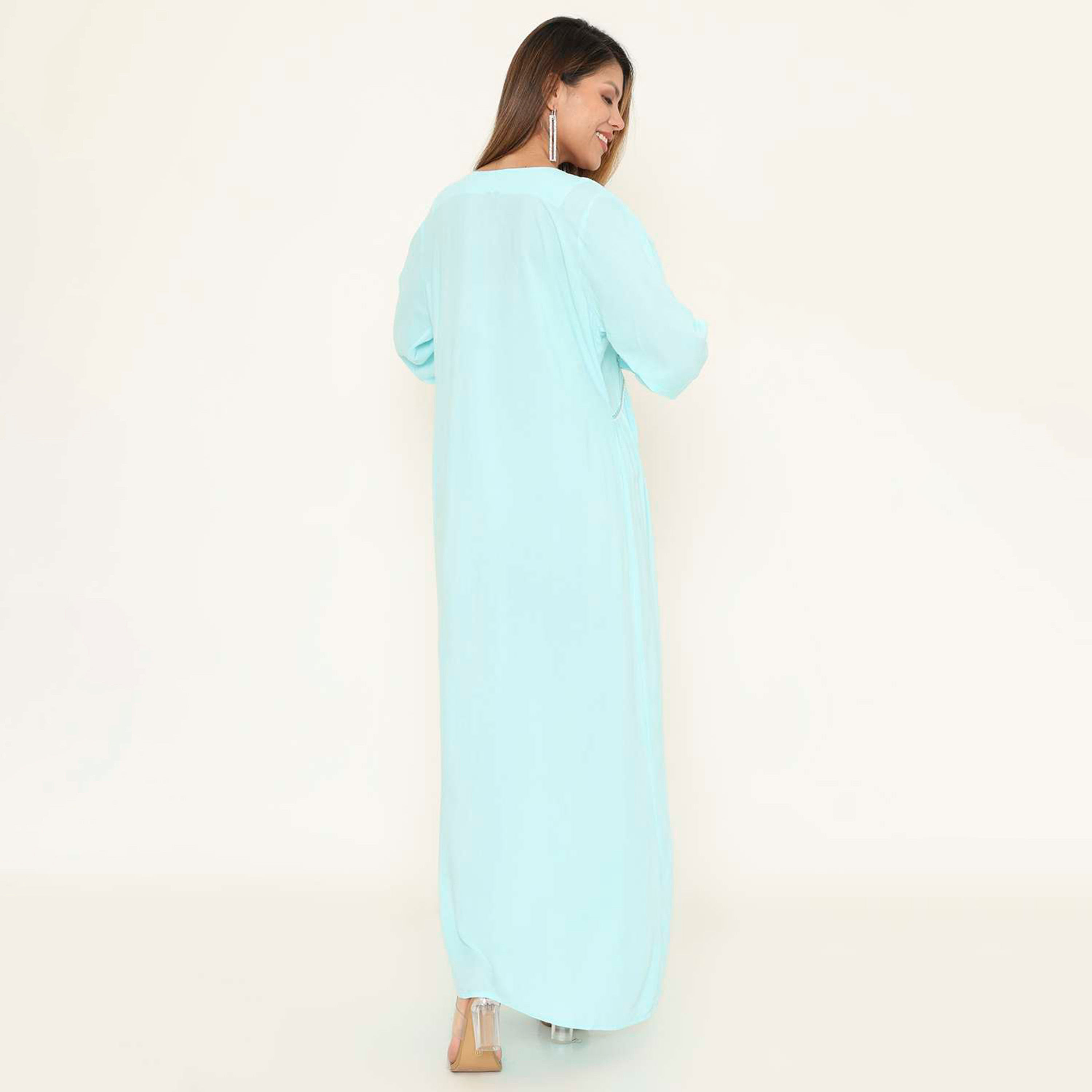 HanaandSara Floral Embroidered Women's Evening Jalabiya-women-arabicclothing-jalabiyas-image-14