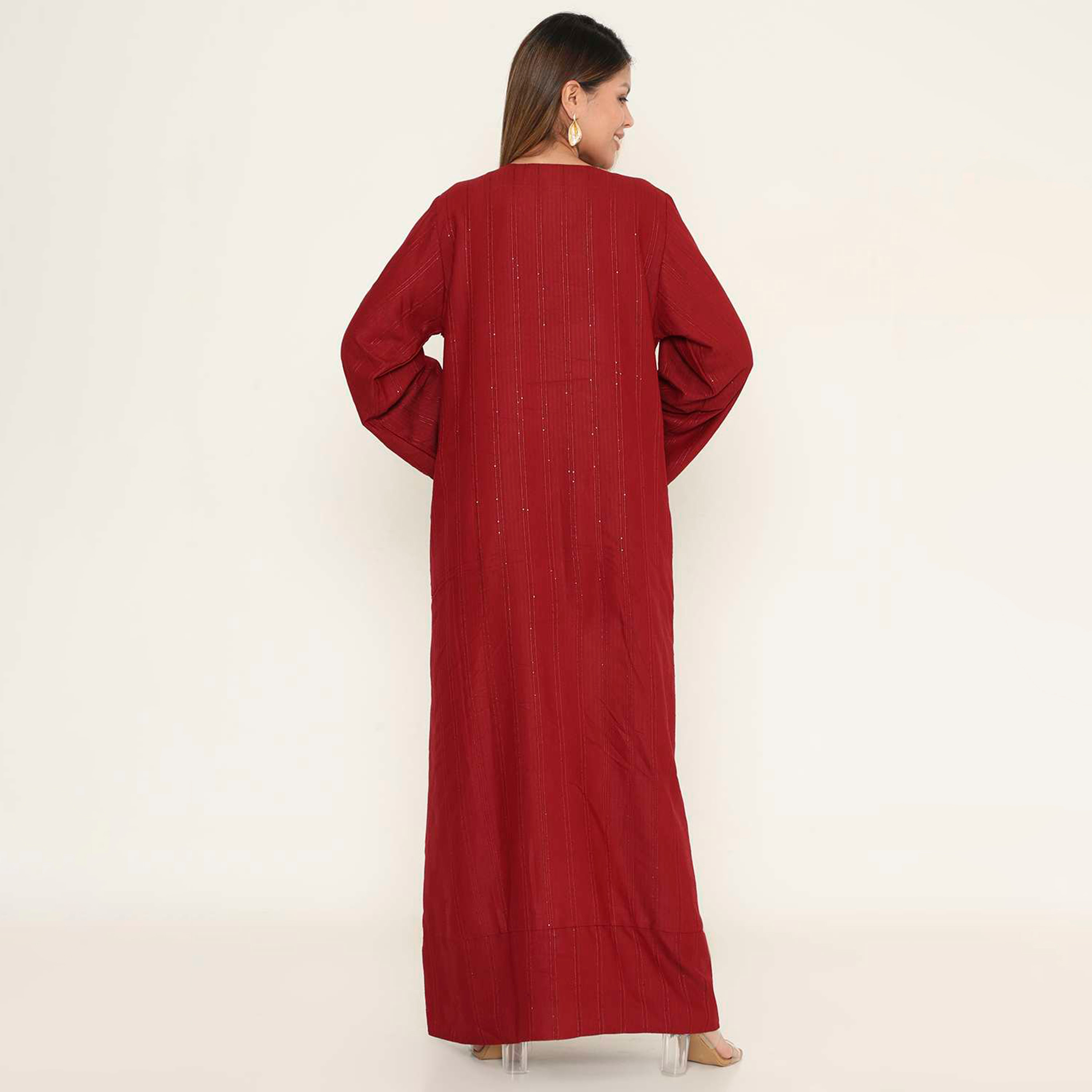 جلابية نسائية سهرة مخططة من هنا اند سارة.-women-arabicclothing-jalabiyas-image-10