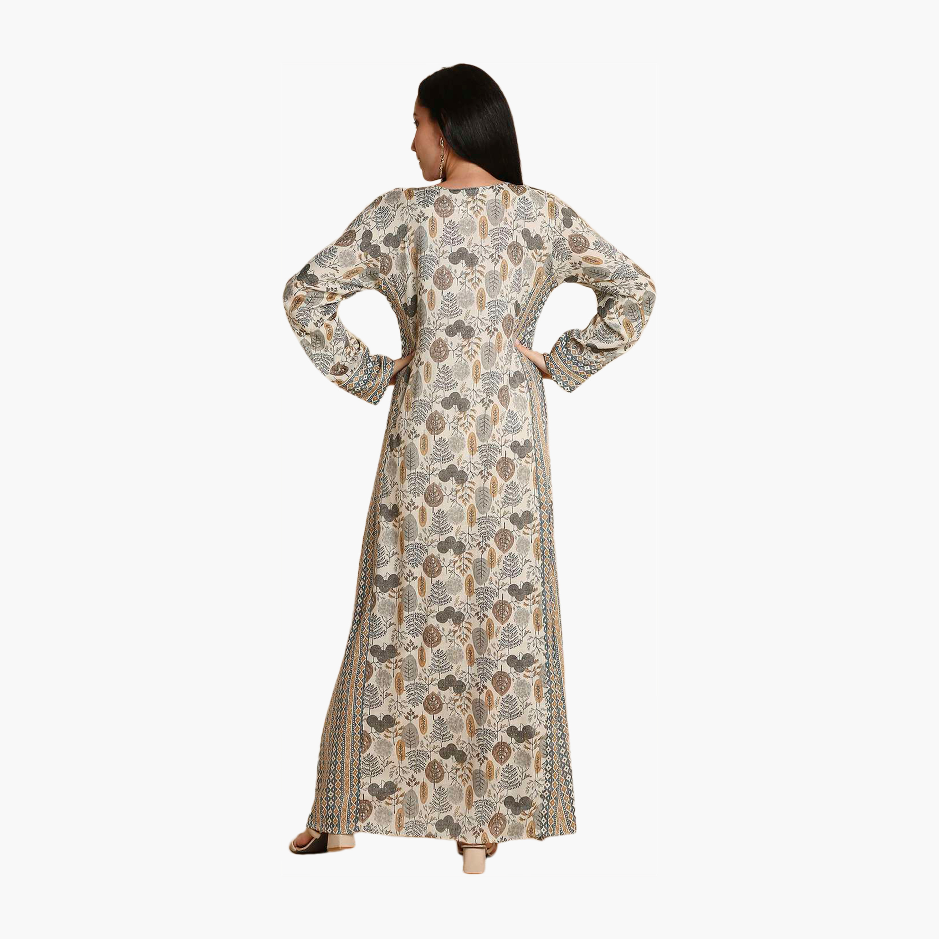 جلابية نسائية متعددة الألوان مطبوعة بالكامل من هانا اند سارة-women-arabicclothing-jalabiyas-image-5