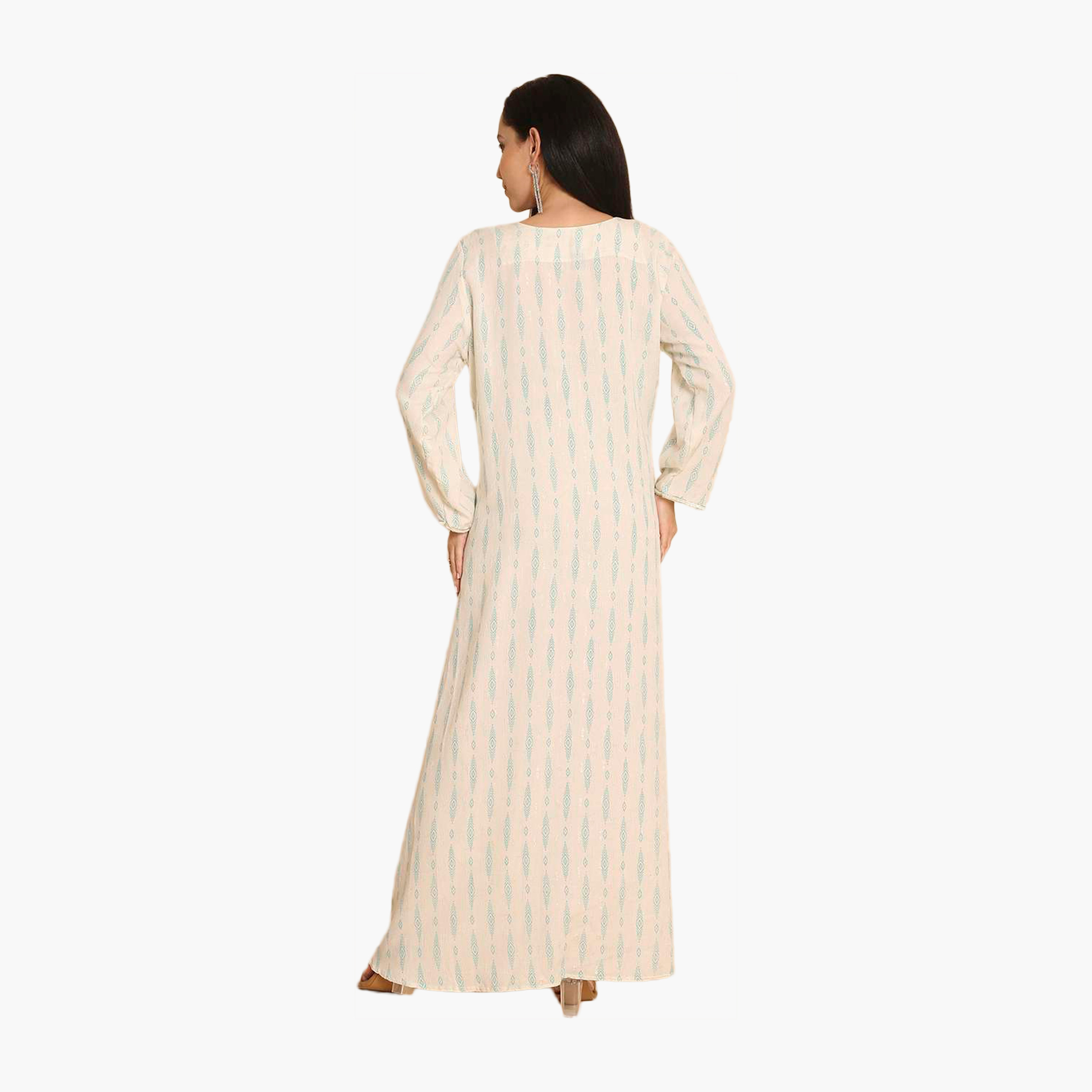جلابية نسائية مطرزة ومرآة من هانا اند سارة-women-arabicclothing-jalabiyas-image-15