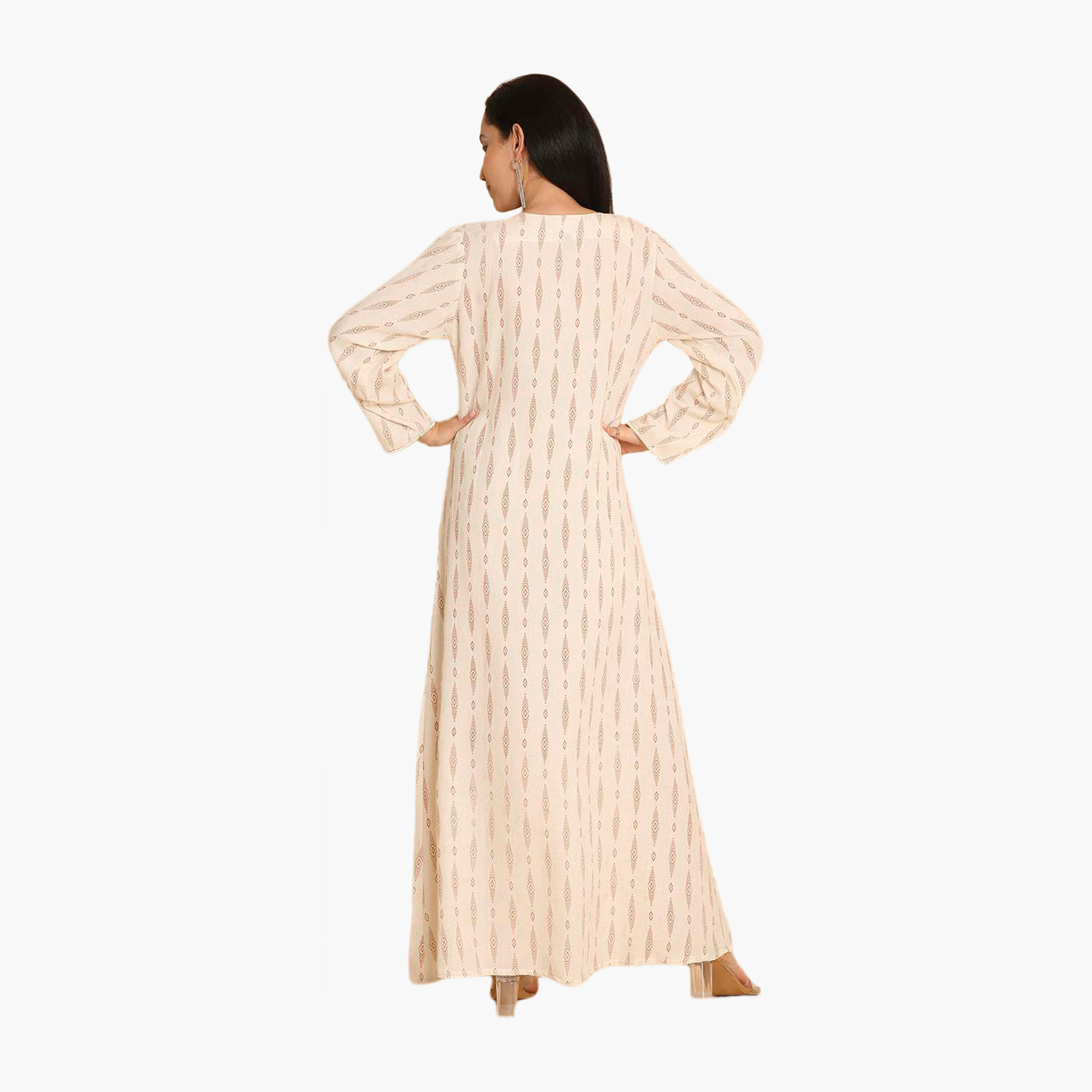 جلابية نسائية مطرزة ومرآة من هانا اند سارة-women-arabicclothing-jalabiyas-image-10