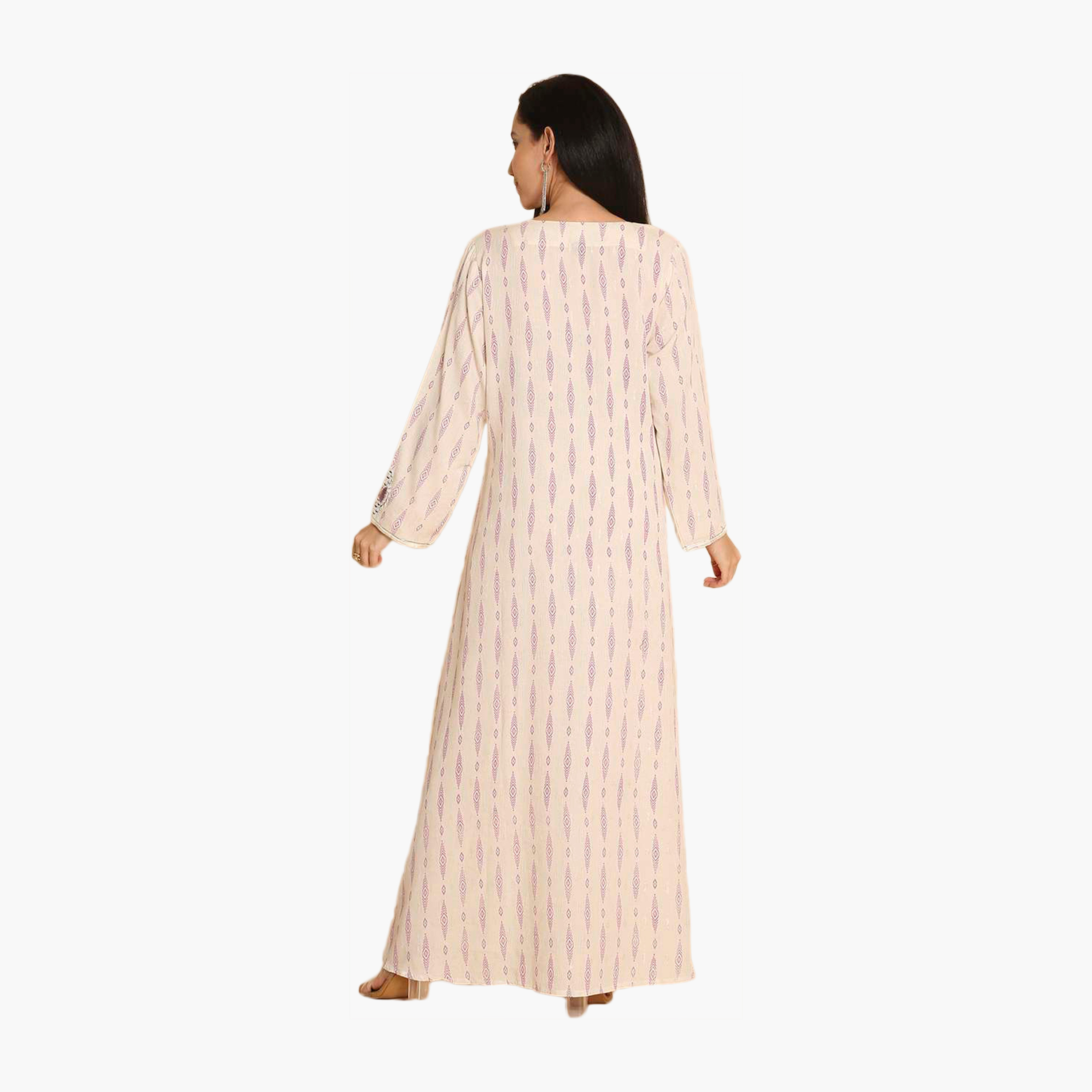 جلابية نسائية مطرزة ومرآة من هانا اند سارة-women-arabicclothing-jalabiyas-image-5