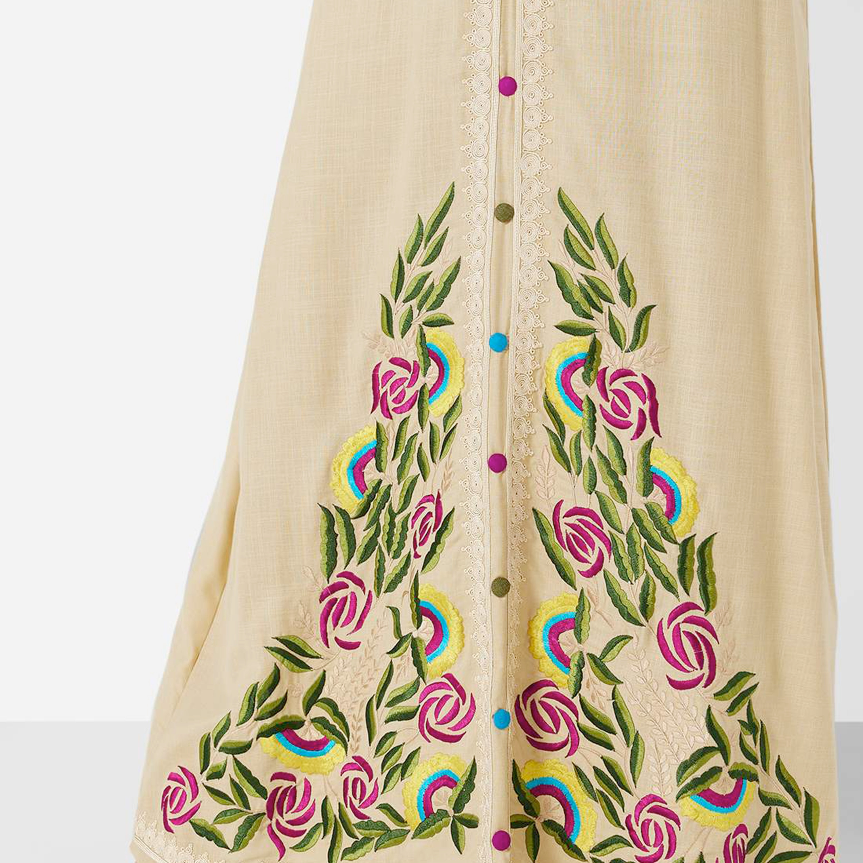 هناء وسارة جلابية نسائية مطرزة باللون البيج-women-arabicclothing-jalabiyas-image-2