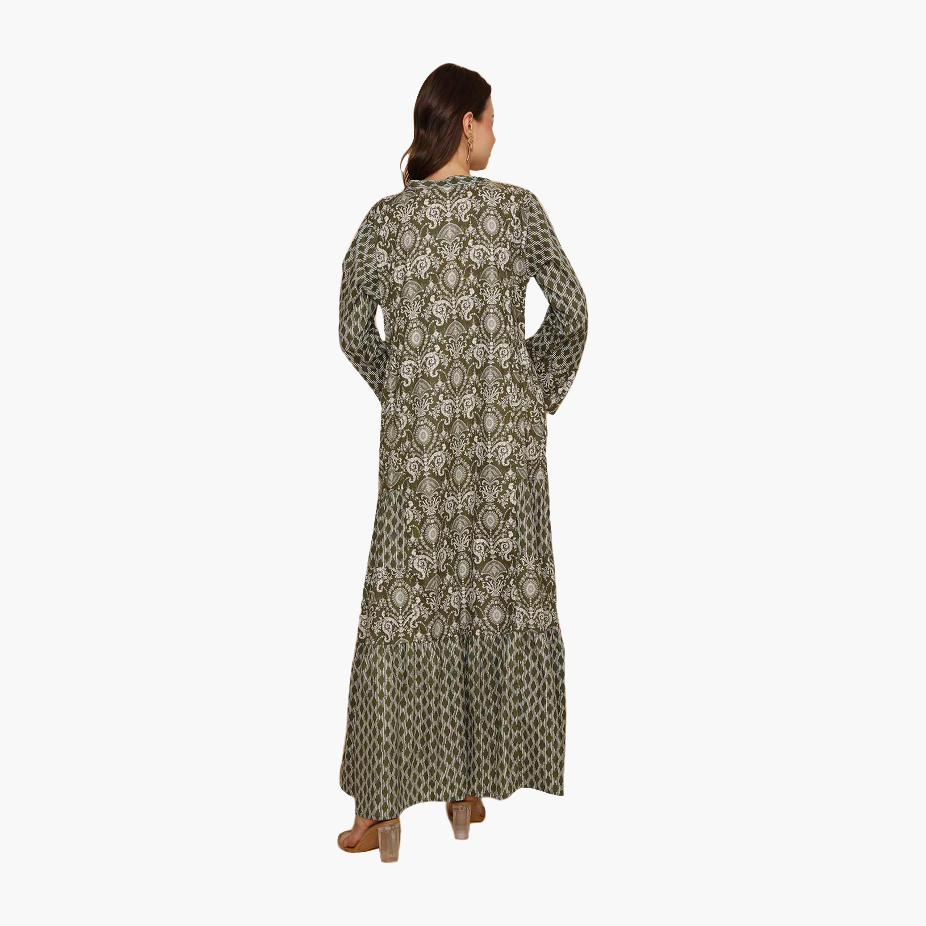 جلابية نسائية متعددة الطبقات مطرزة بنقوش عرقية من هنا اند سارة-women-arabicclothing-jalabiyas-image-15