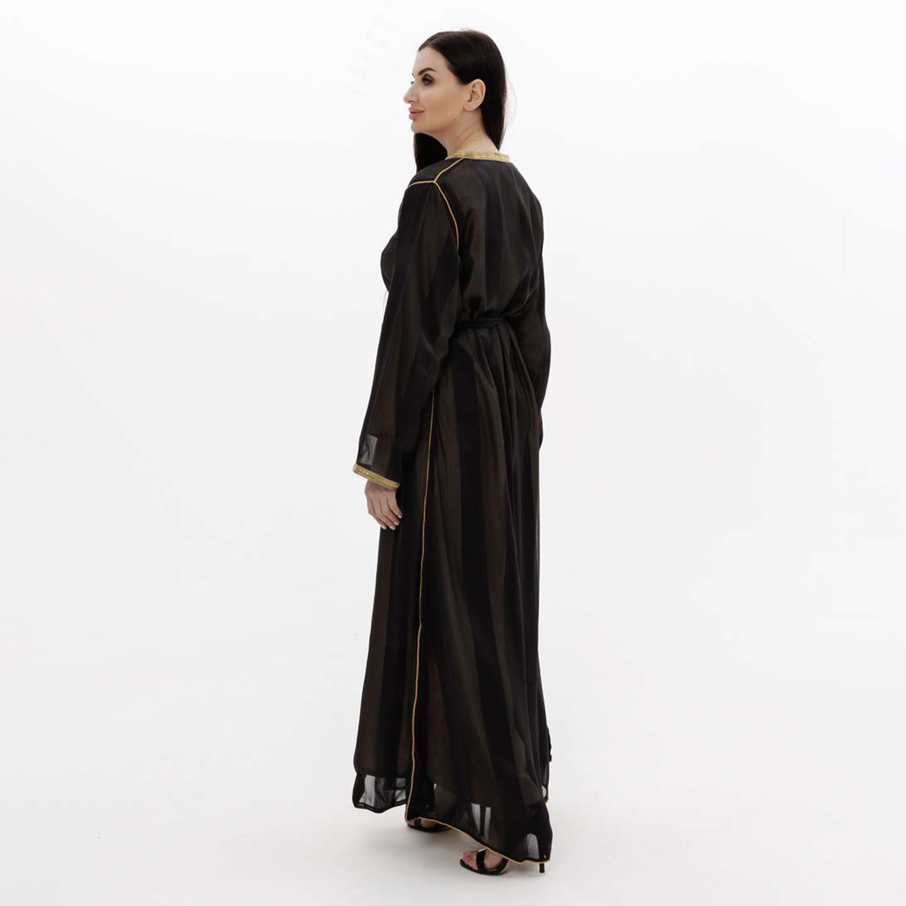 هناء وسارة جلابية نسائية سوداء مزخرفة-women-arabicclothing-jalabiyas-image-5