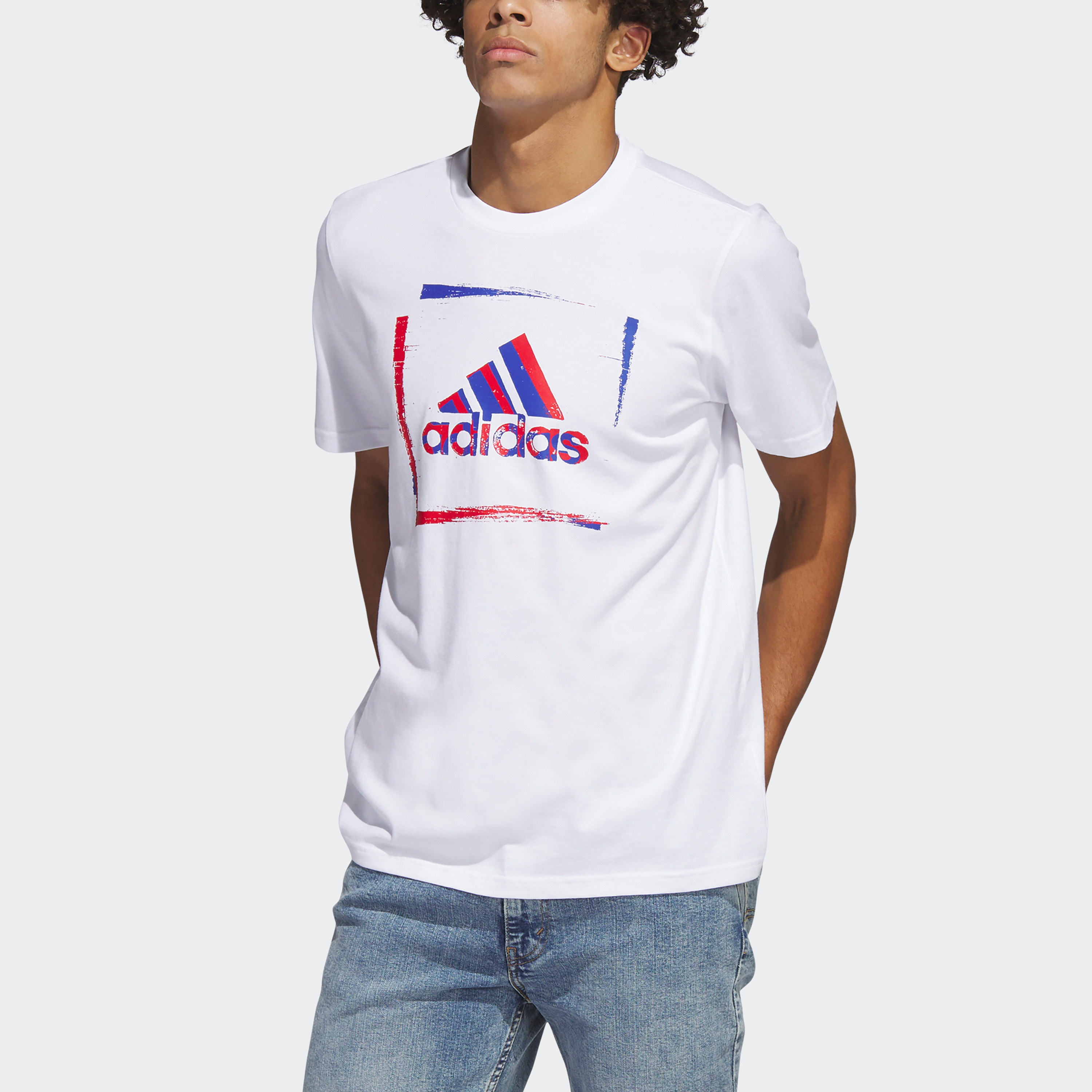  تي شيرت 2 تي ان جي مطبوع عليه لوجو للرجال من اديداس-men-clothing-sportswearandactivewear-tshirtsandpolos-image-7