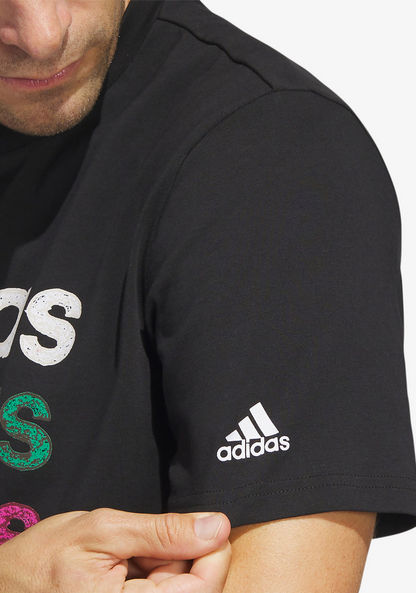 Adidas Men's Multilinear Graphic T-shirt - HS2523-T Shirts & Vests-image-4