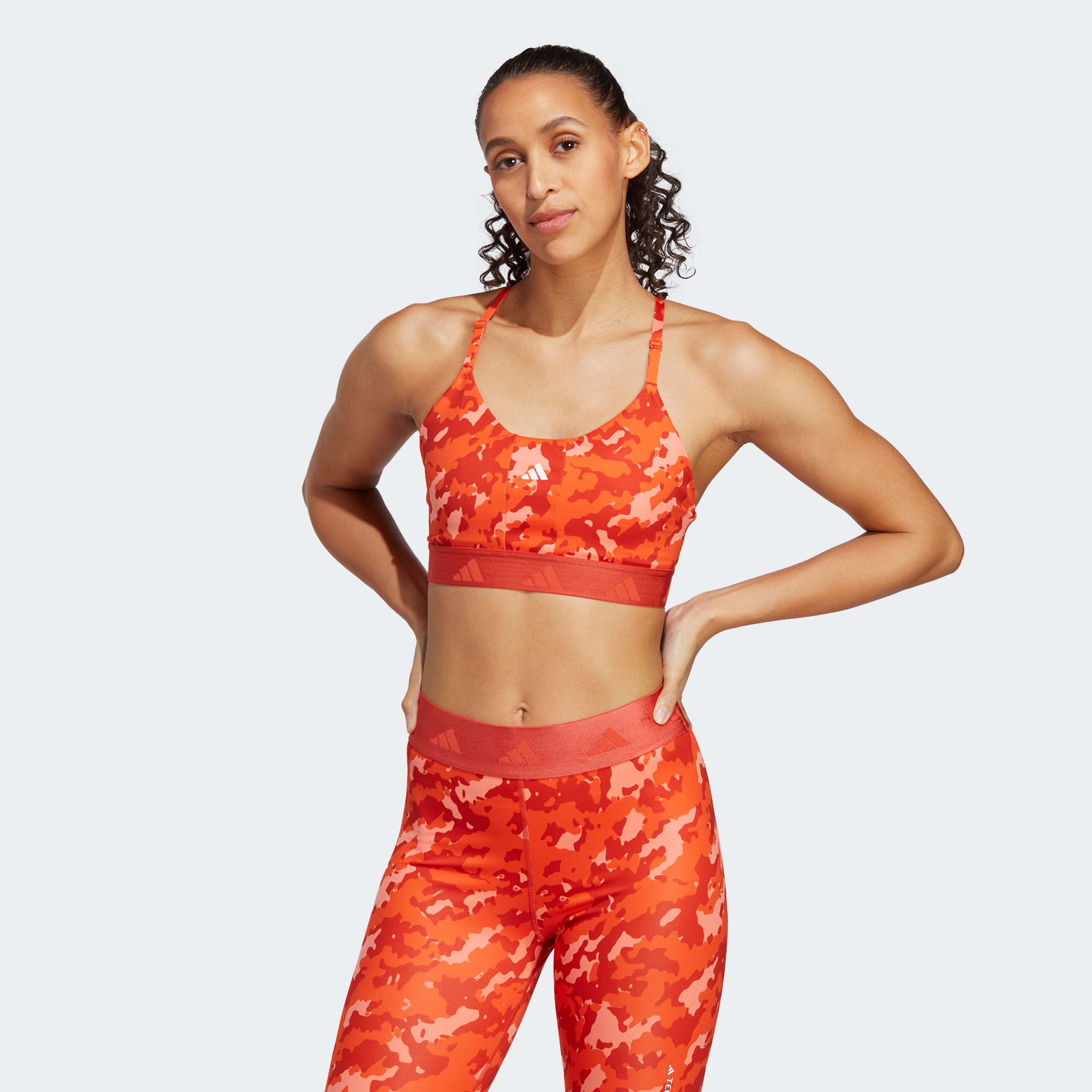 Adidas Women Aeroreact Training Light-Support Techfit Sports Bra HS3003-sports-women-clothing-sportsbras-image-1