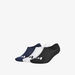 Adidas Logo Print No Show Sports Socks - Set of 3-Men%27s Socks-thumbnail-0