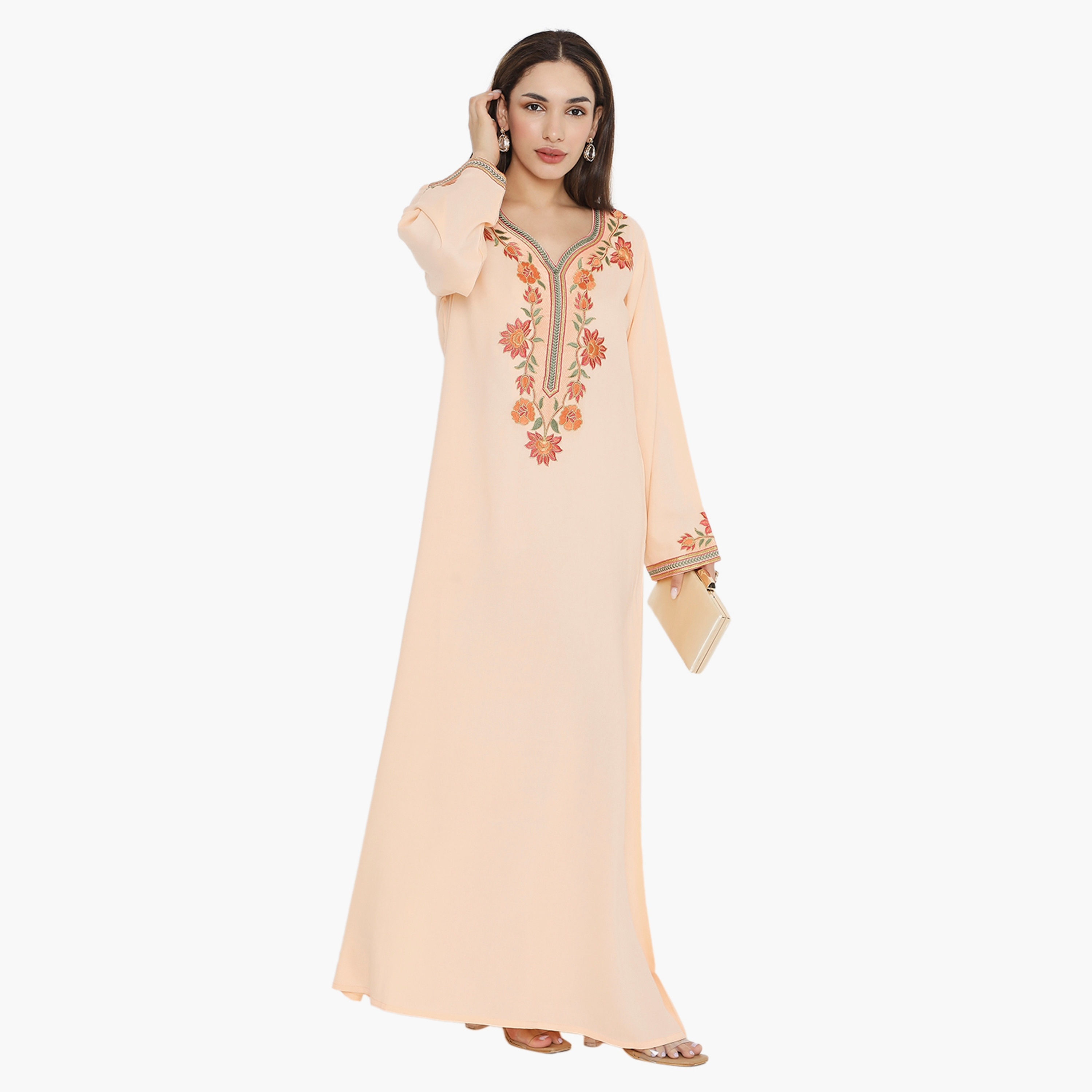 جلابية نسائية مطرزة من هناء وسارة-women-arabicclothing-jalabiyas-image-9