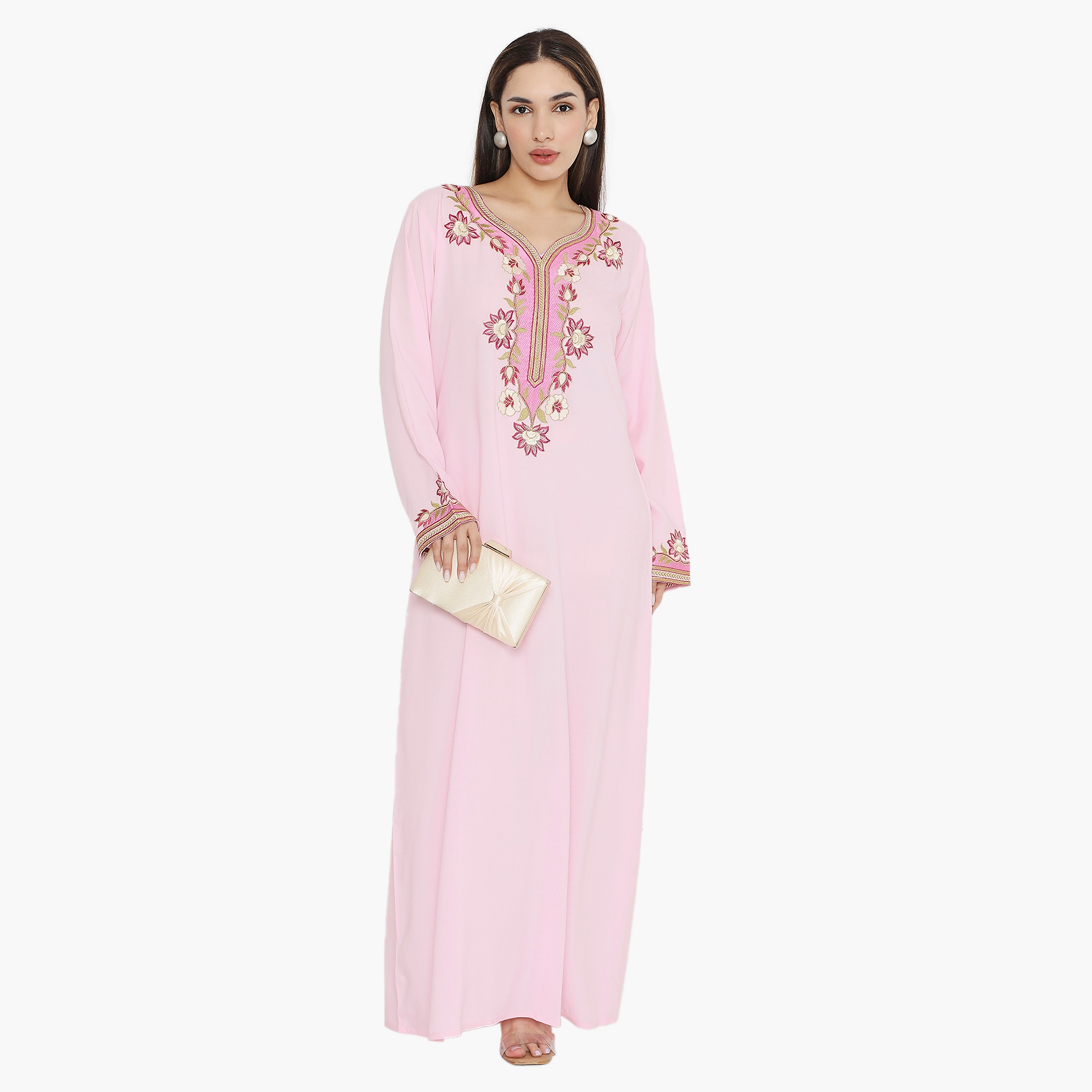 جلابية نسائية مطرزة من هناء وسارة-women-arabicclothing-jalabiyas-image-1