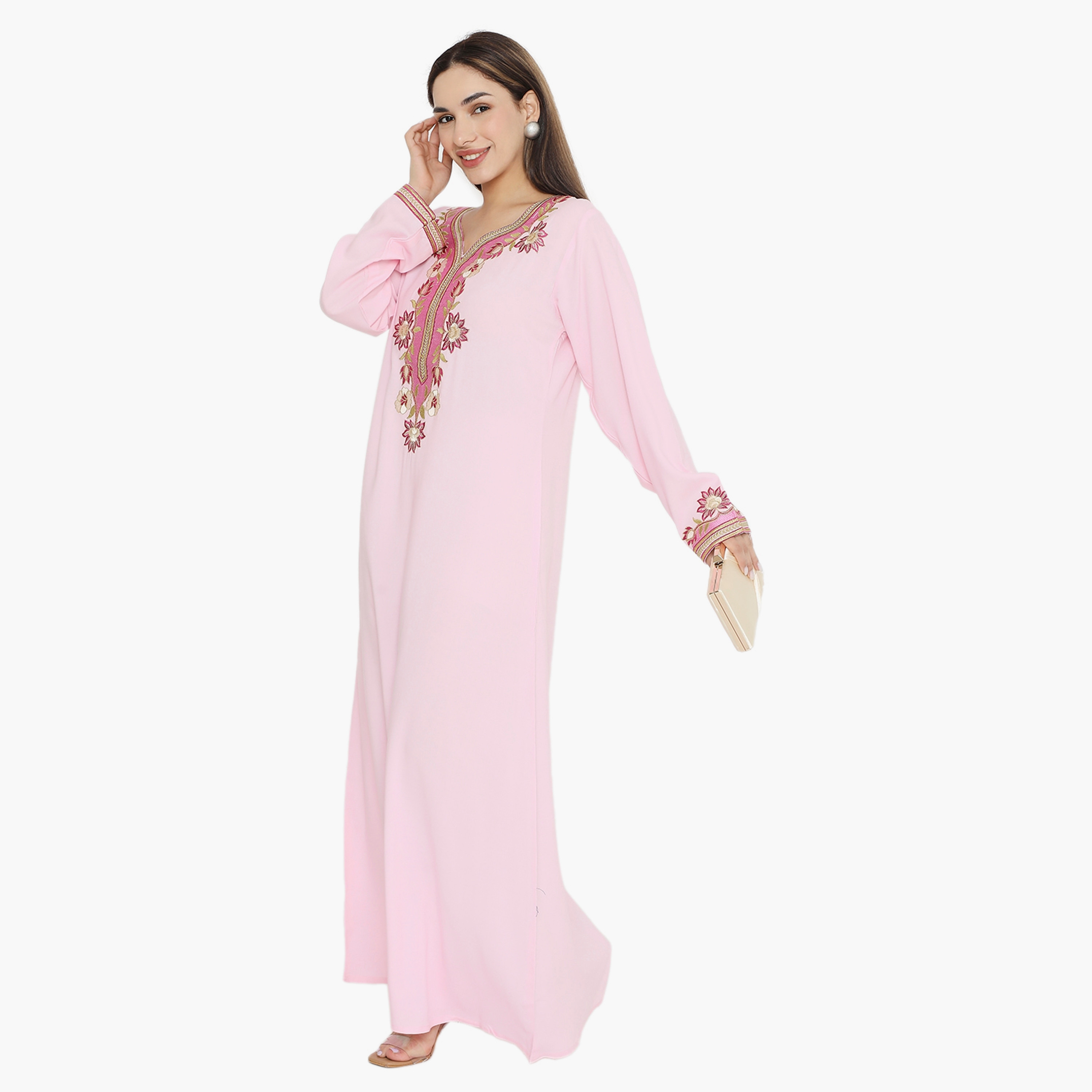 جلابية نسائية مطرزة من هناء وسارة-women-arabicclothing-jalabiyas-image-3
