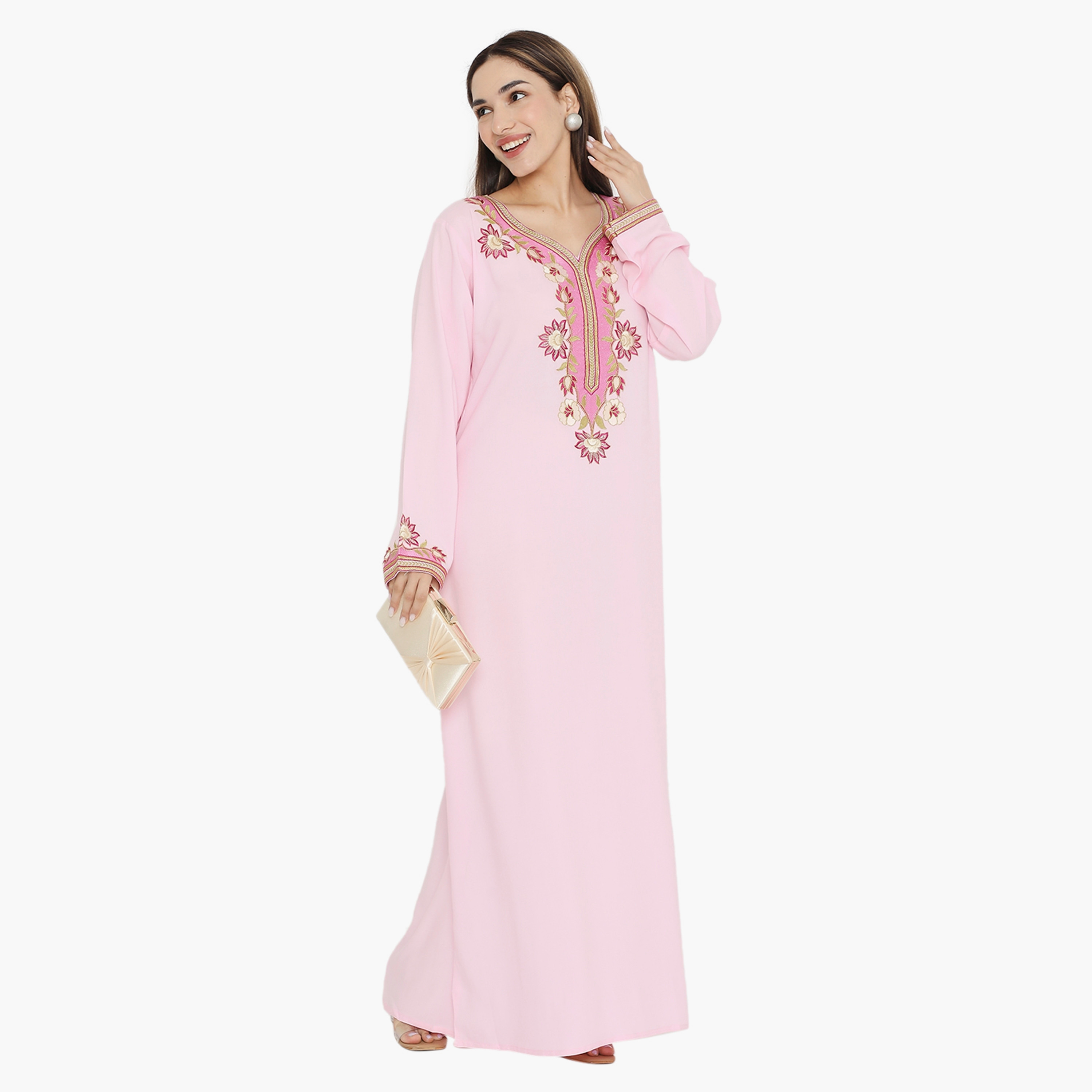 جلابية نسائية مطرزة من هناء وسارة-women-arabicclothing-jalabiyas-image-4