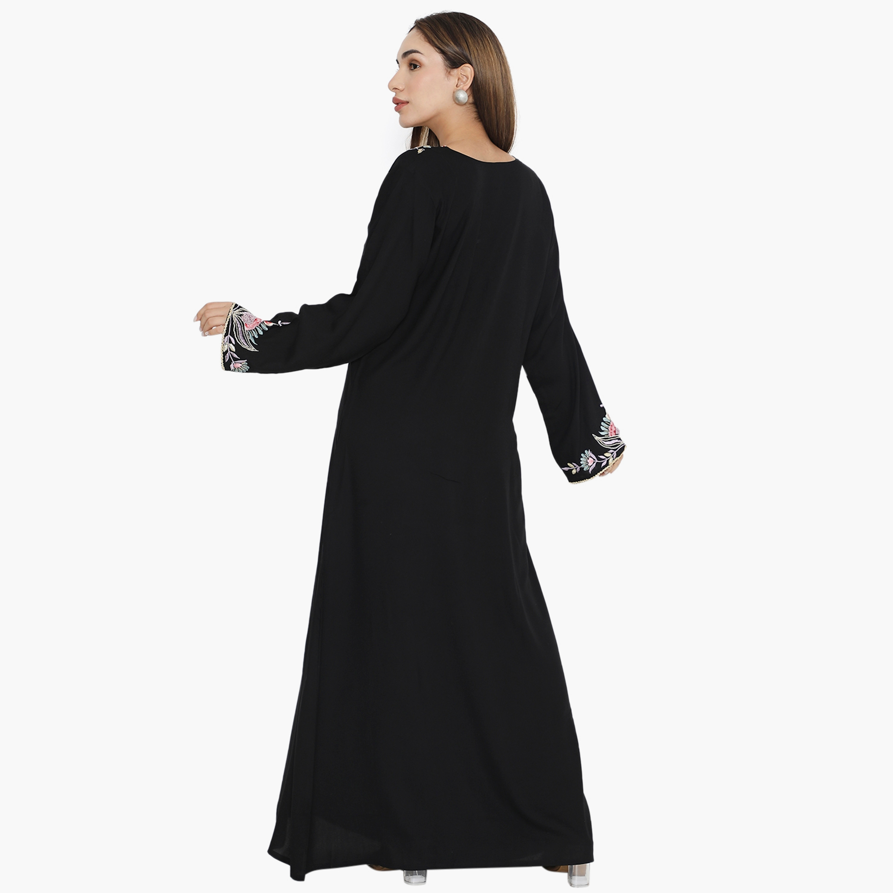 جلابية نسائية مطرزة وميرور وورك من هناء وسارة-women-arabicclothing-jalabiyas-image-15