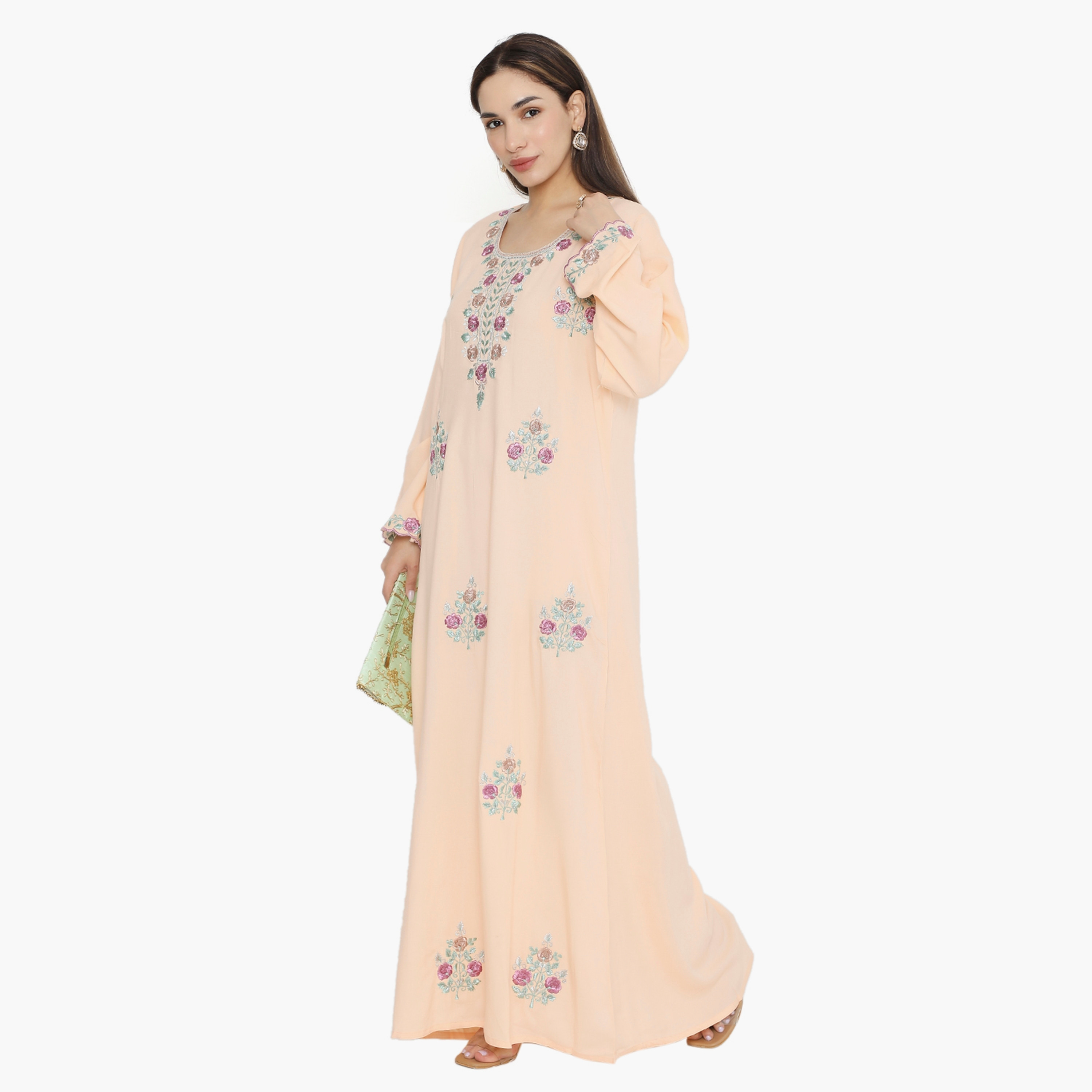 Hana & Sara Embroidered Women's Jalabiya-women-arabicclothing-jalabiyas-image-3