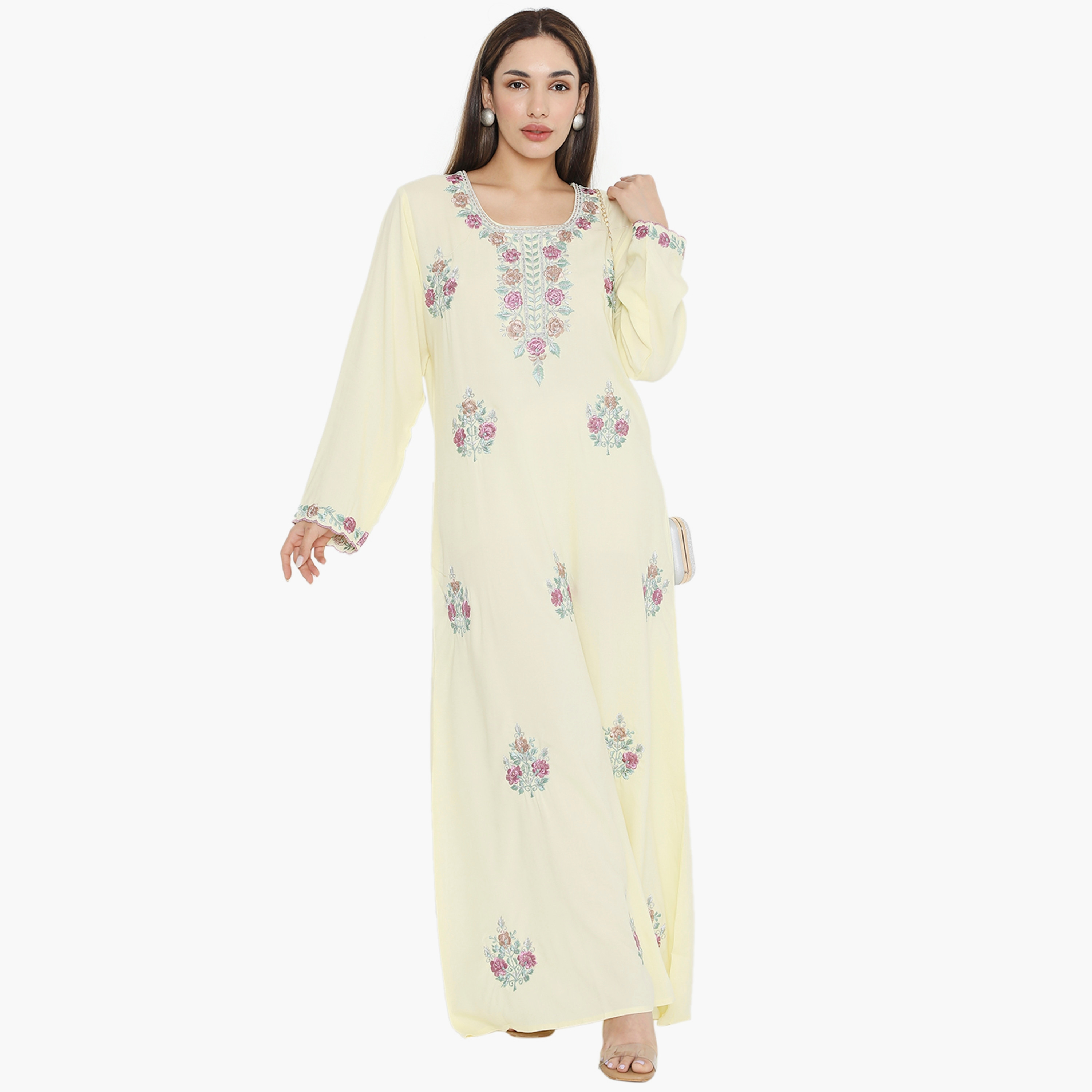 Hana & Sara Embroidered Women's Jalabiya-women-arabicclothing-jalabiyas-image-11