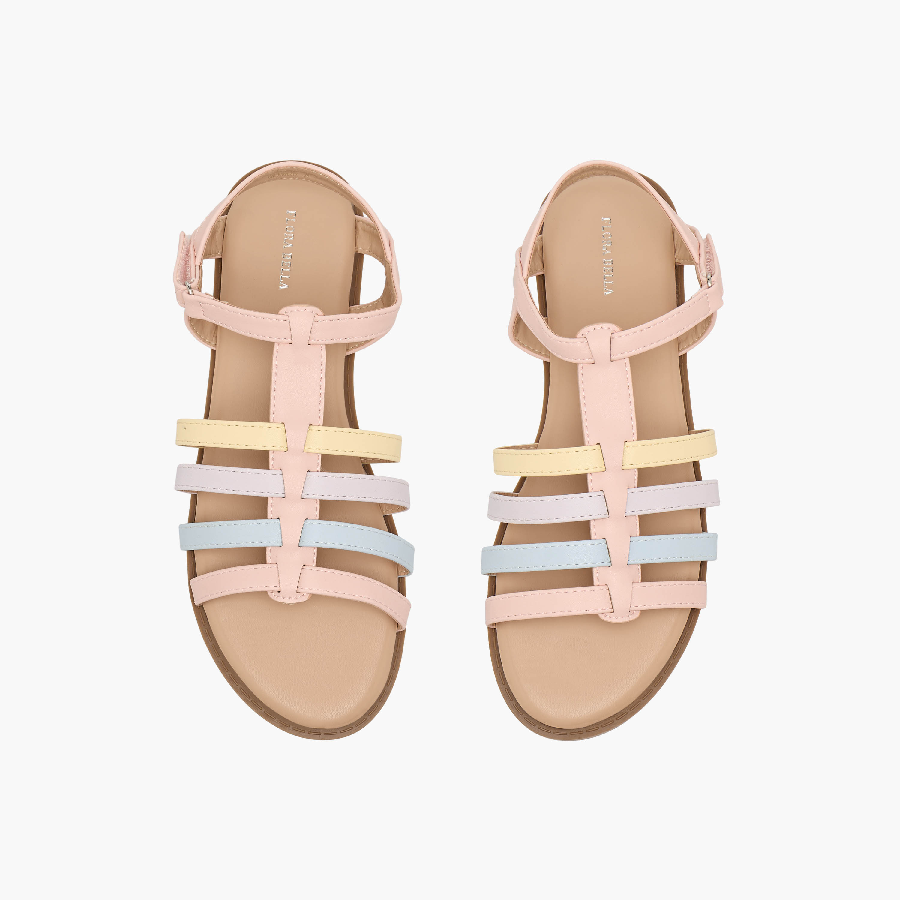 Flora Bella Girls Hook & Loop Flat Sandals-girls-shoes-sandals-image-1
