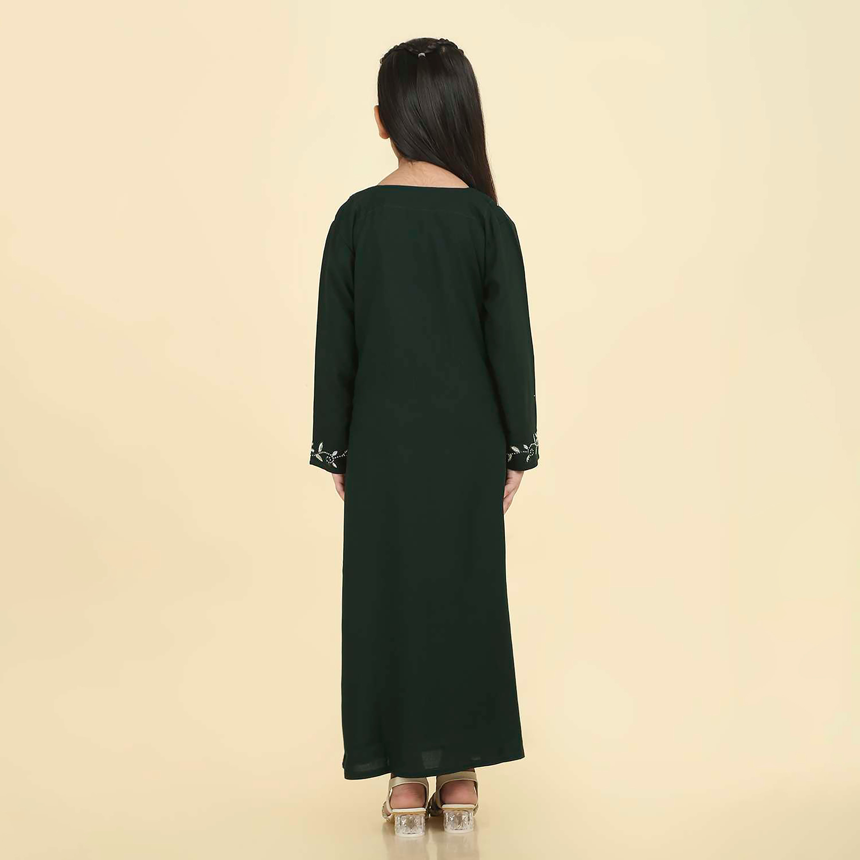 جلابية بناتي بصدرية مطرزة بنقشة الزهور من هنا اند سارة-girls-arabicclothing-jalabiyas-image-15