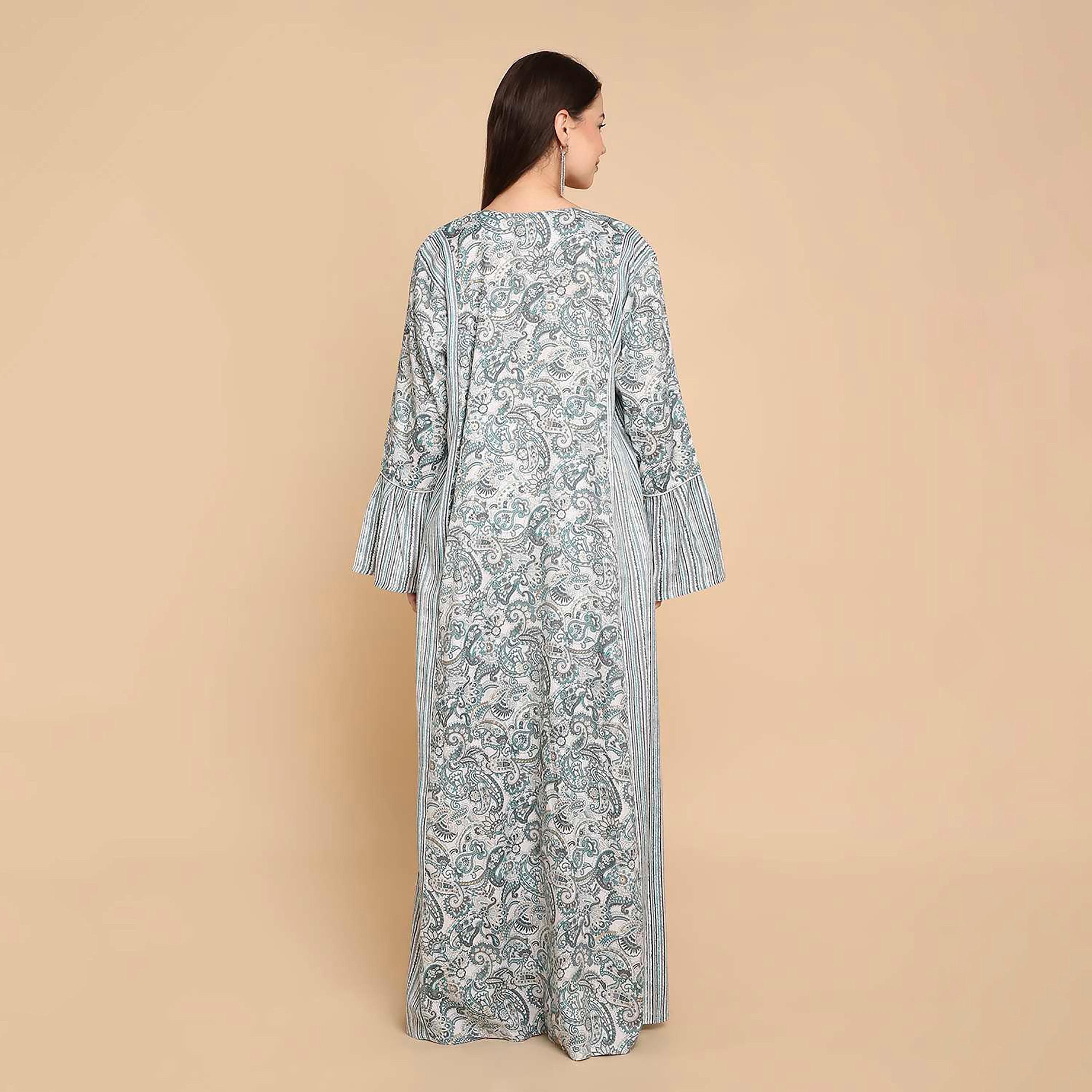 جلابية نسائية بنقشة بيزلي من هناأندسارة-women-arabicclothing-jalabiyas-image-5