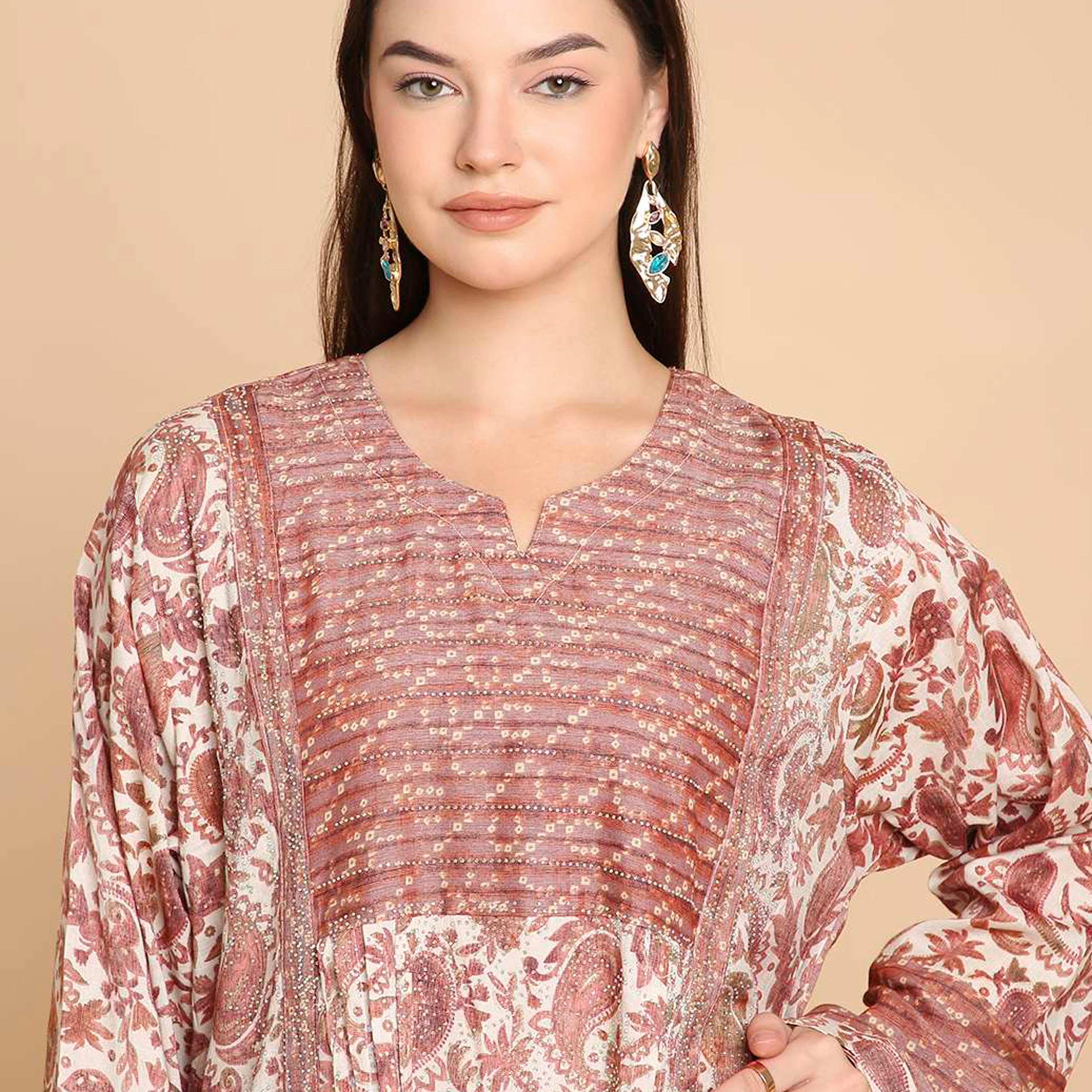 جلابية نسائية بنقشة بيزلي من هناأندسارة-women-arabicclothing-jalabiyas-image-2
