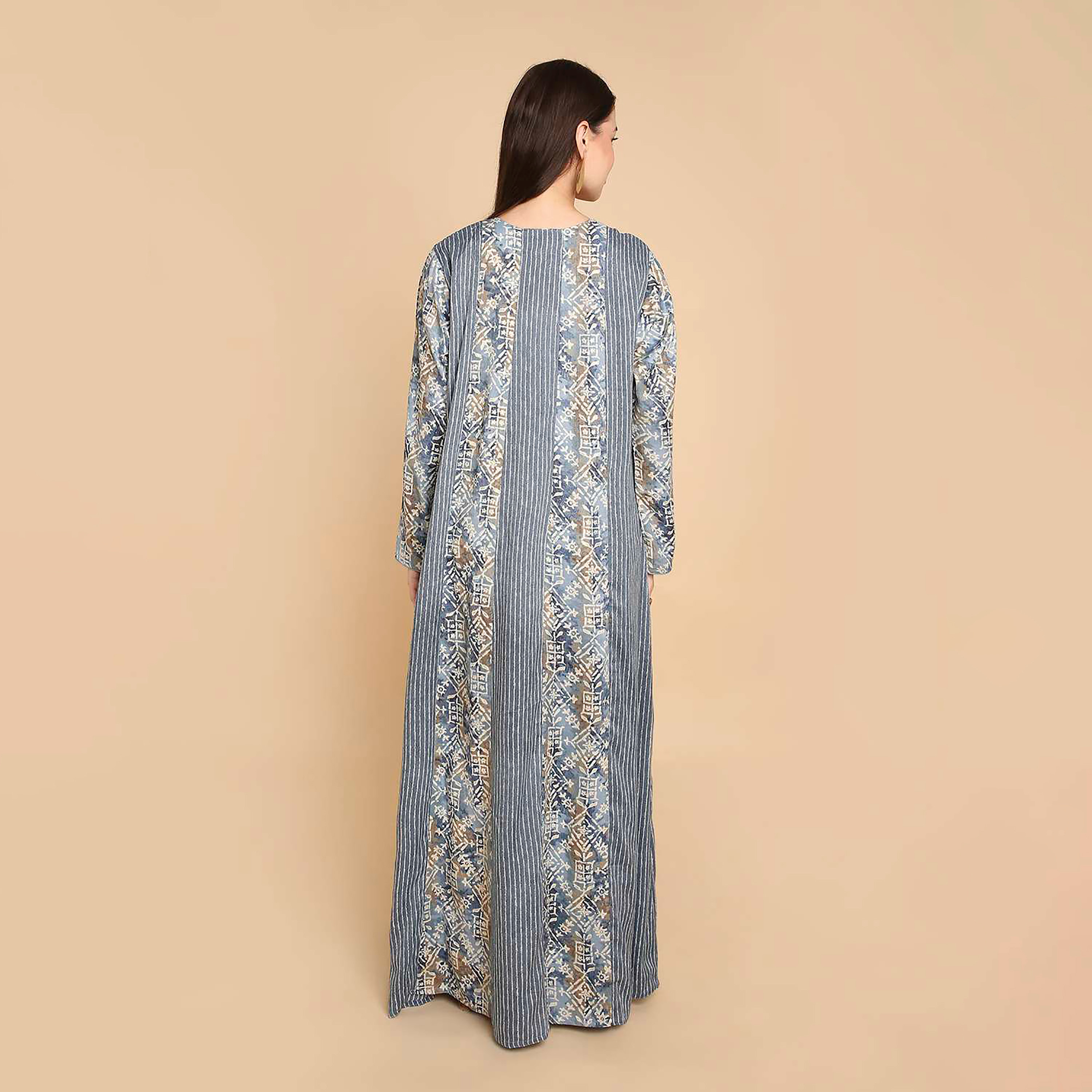 HanaandSara Printed Women's Jalabiya-women-arabicclothing-jalabiyas-image-5