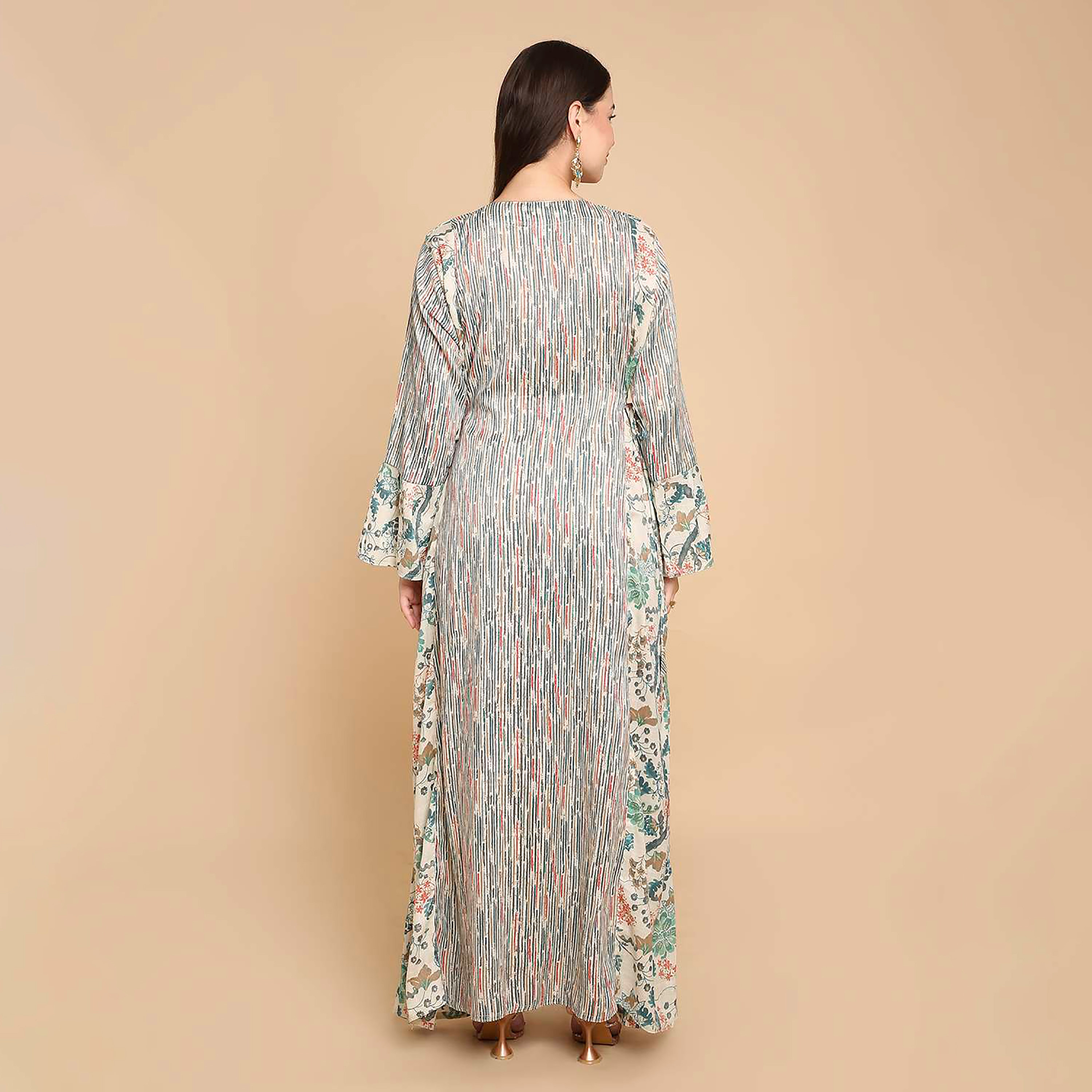 جلابية نسائية مطبوعة بأكمام جرس من هناأندسارة-women-arabicclothing-jalabiyas-image-5