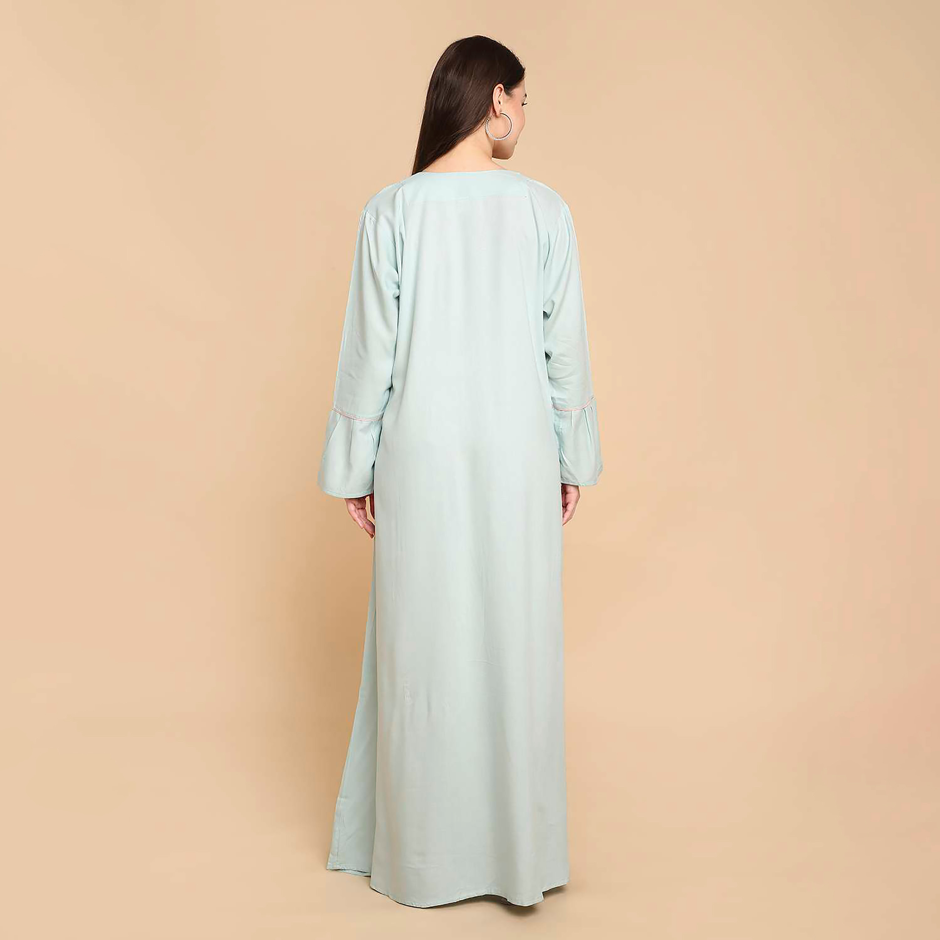 جلابية نسائية بياقة مطرزة وأكمام جرس من هناأندسارة-women-arabicclothing-jalabiyas-image-15