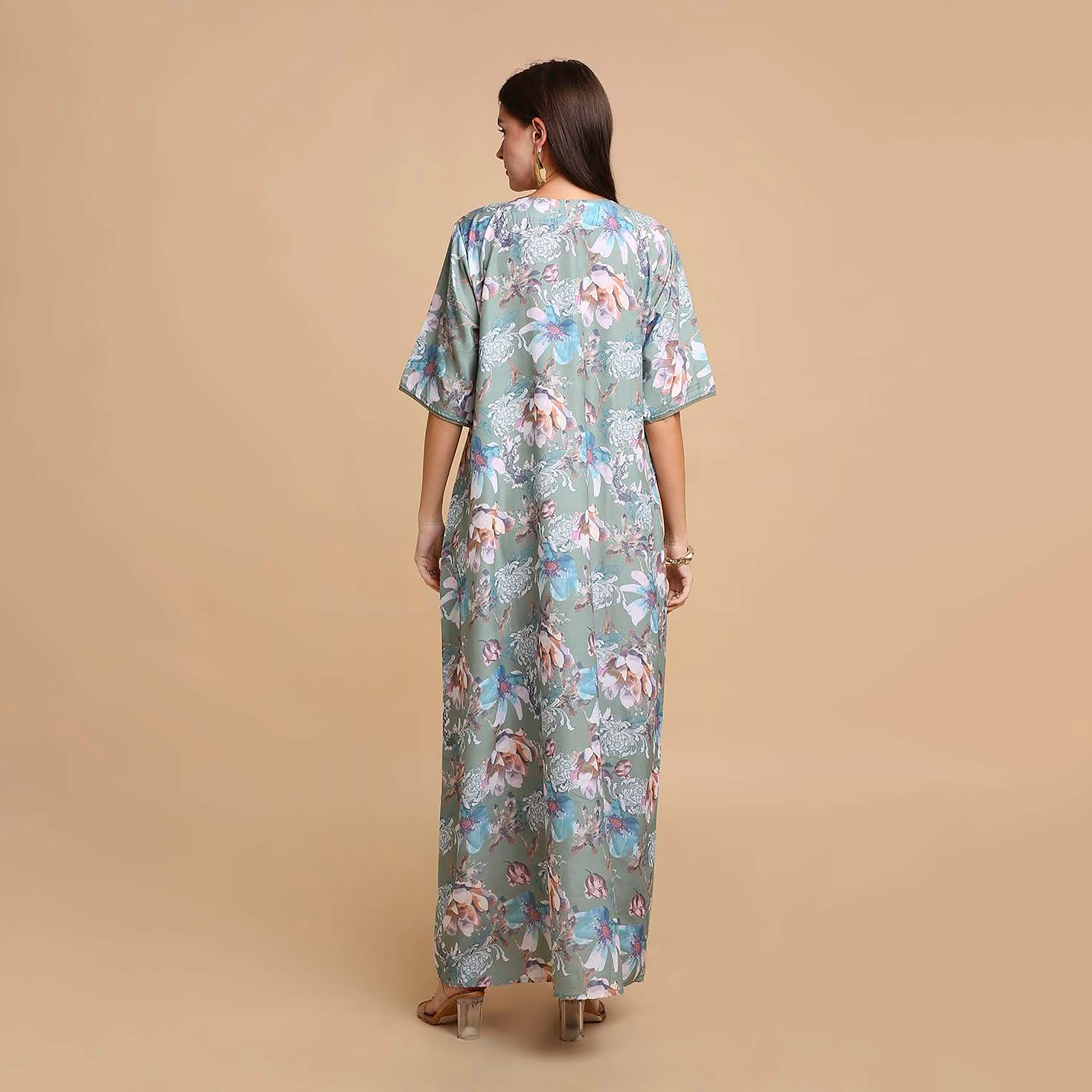 HanaandSara Floral Print Women's Jalabiya-women-arabicclothing-jalabiyas-image-5