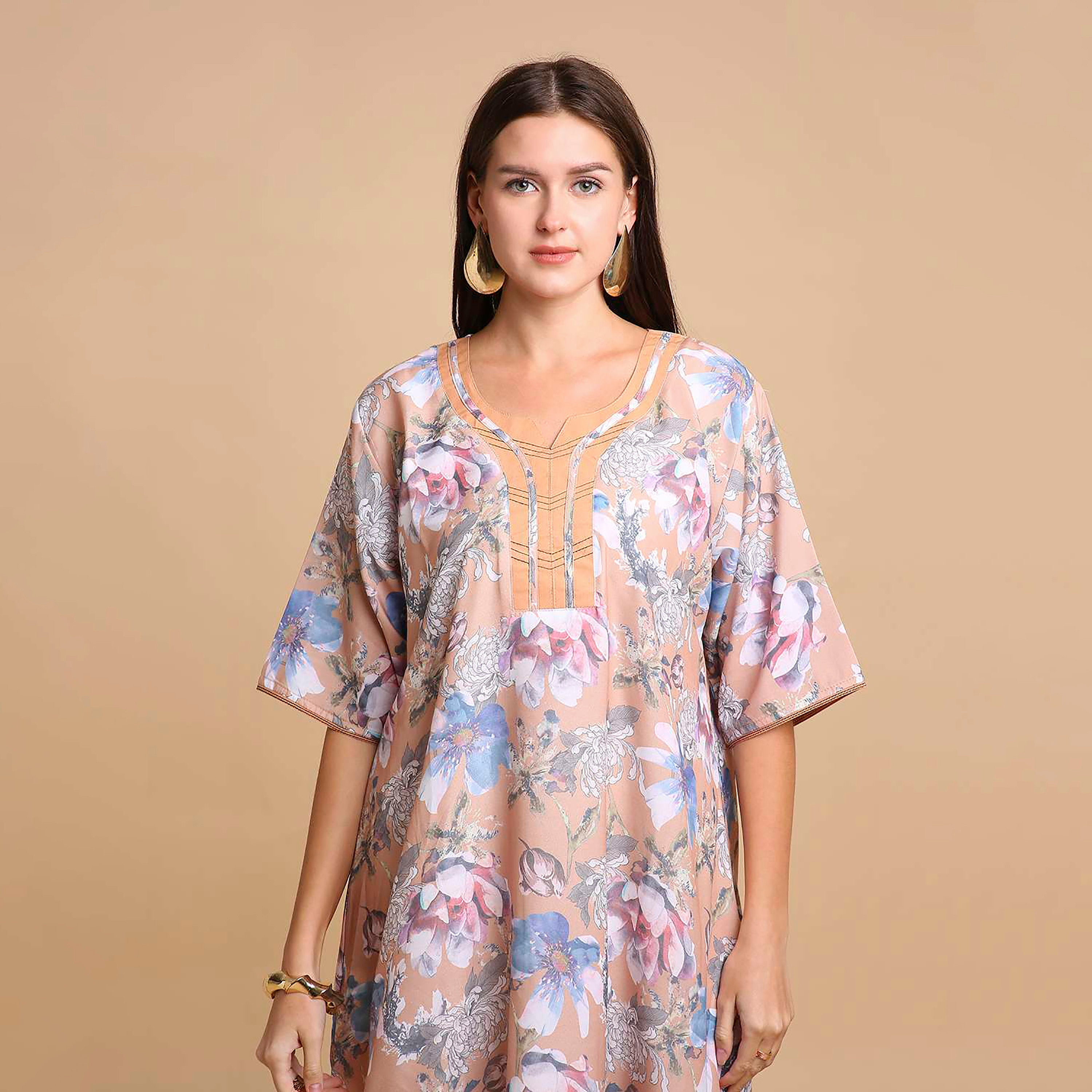 HanaandSara Floral Print Women's Jalabiya-women-arabicclothing-jalabiyas-image-12