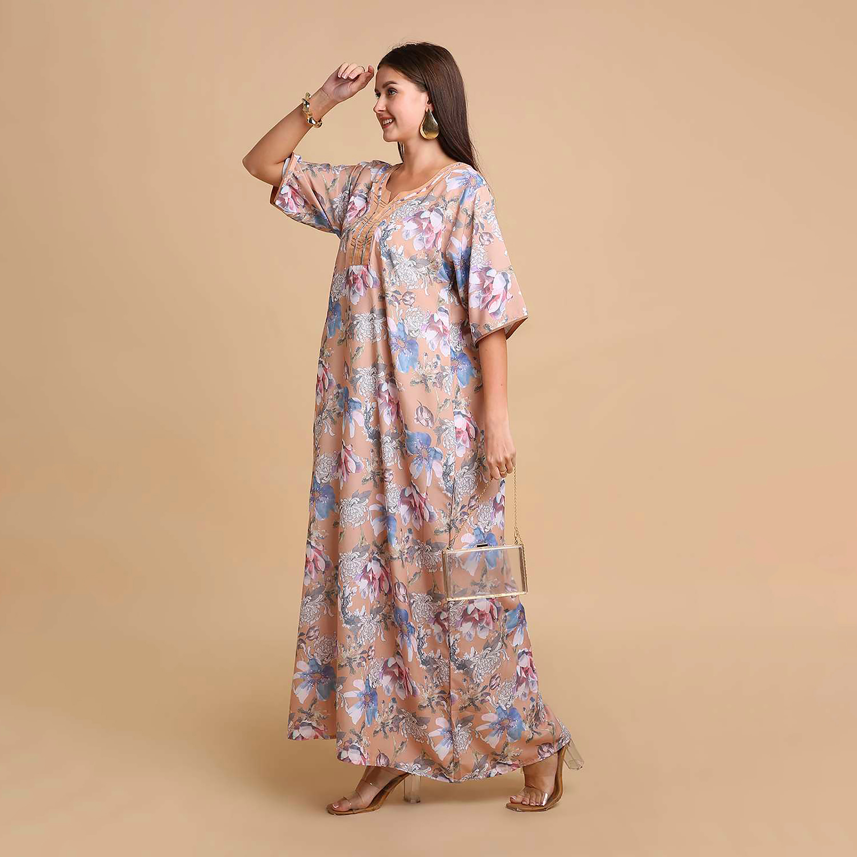 HanaandSara Floral Print Women's Jalabiya-women-arabicclothing-jalabiyas-image-13