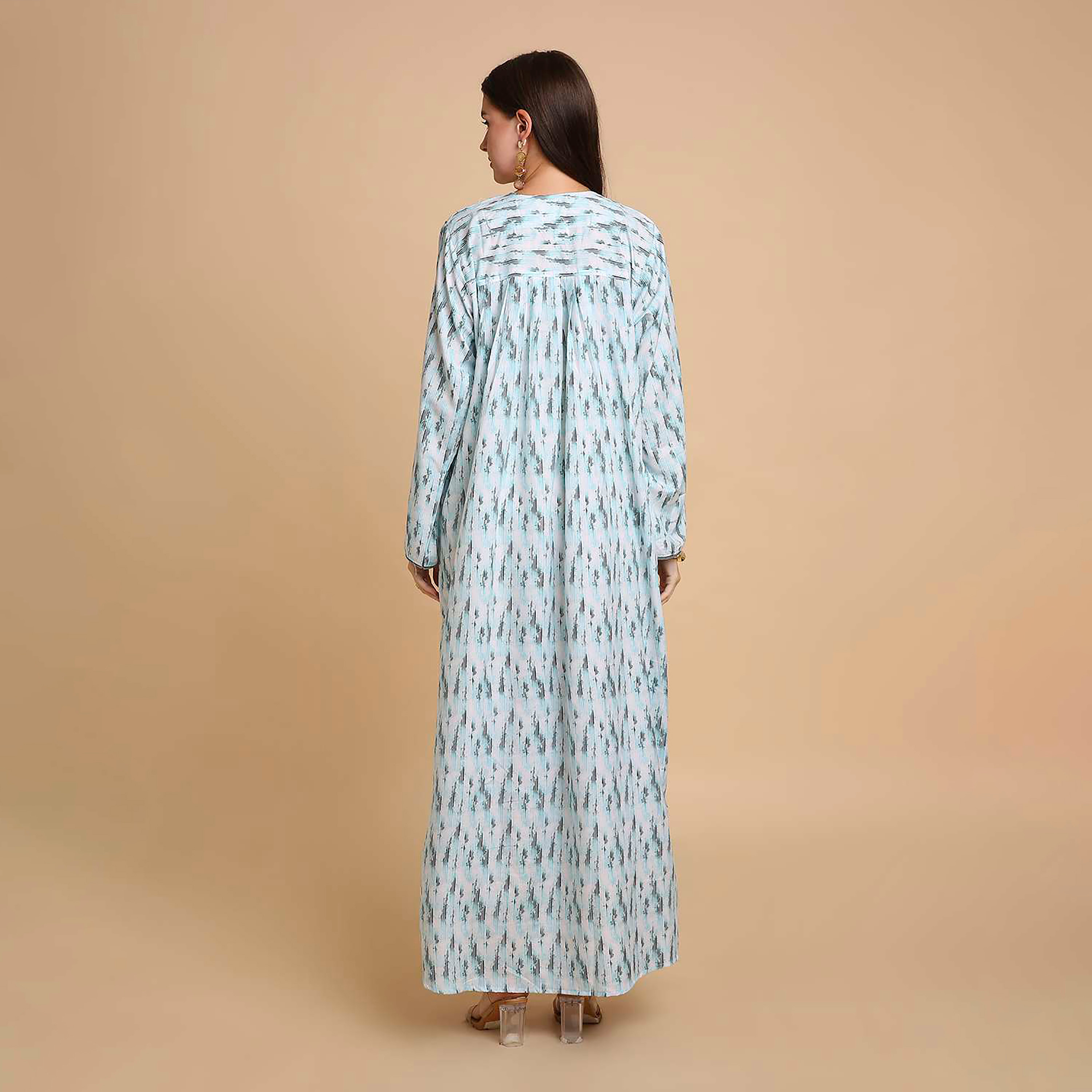 جلابية نسائية بطبعة تجريدية من هنا آند سارة-women-arabicclothing-jalabiyas-image-5