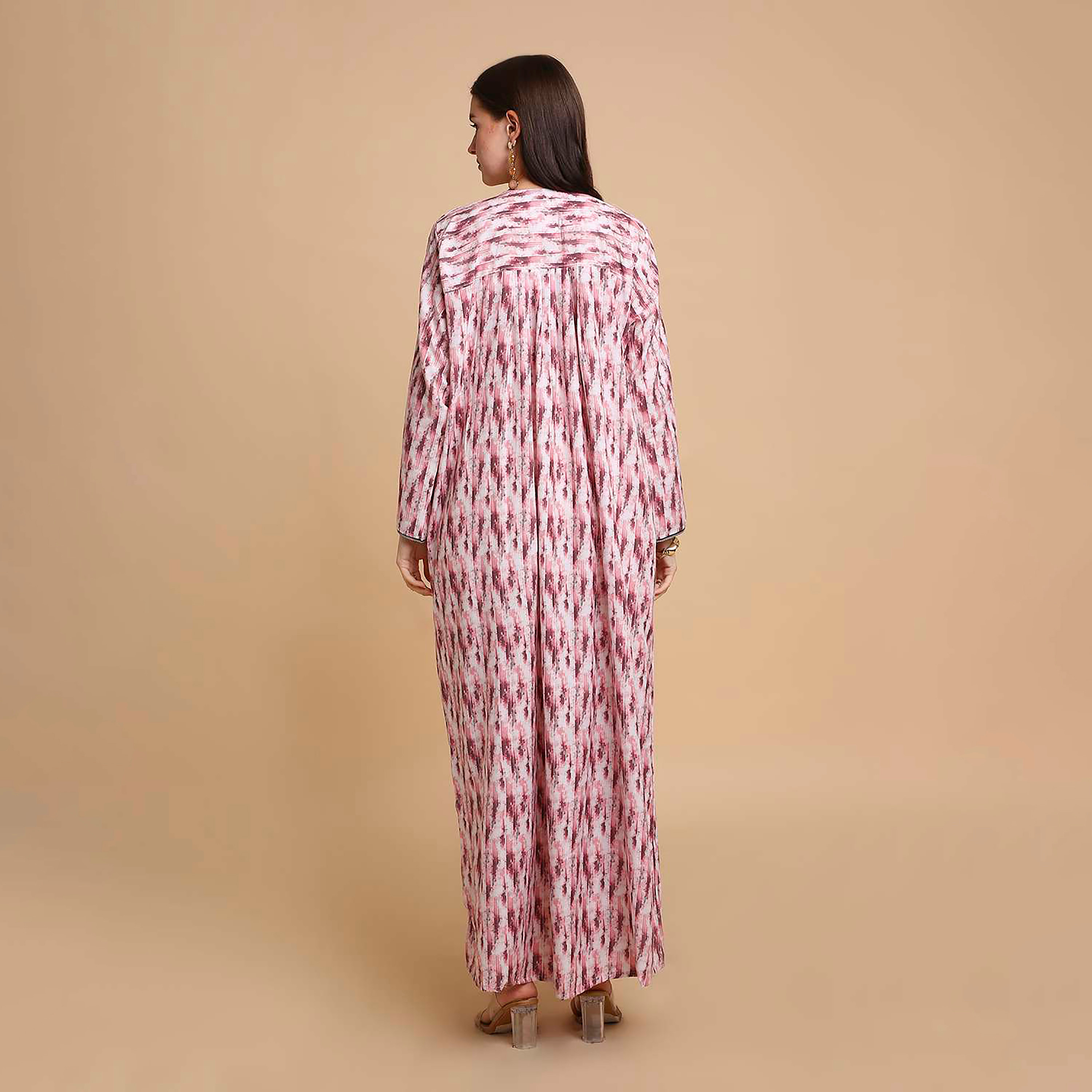 جلابية نسائية بطبعة تجريدية من هنا آند سارة-women-arabicclothing-jalabiyas-image-10