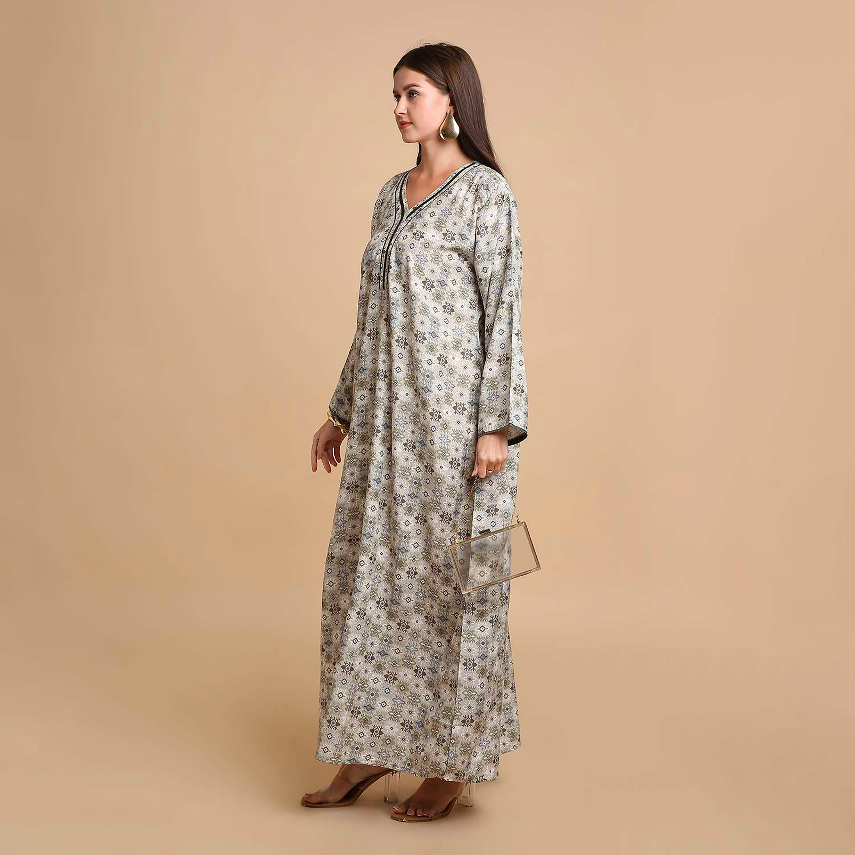 HanaandSara Geometric Print Women's Jalabiya-women-arabicclothing-jalabiyas-image-13