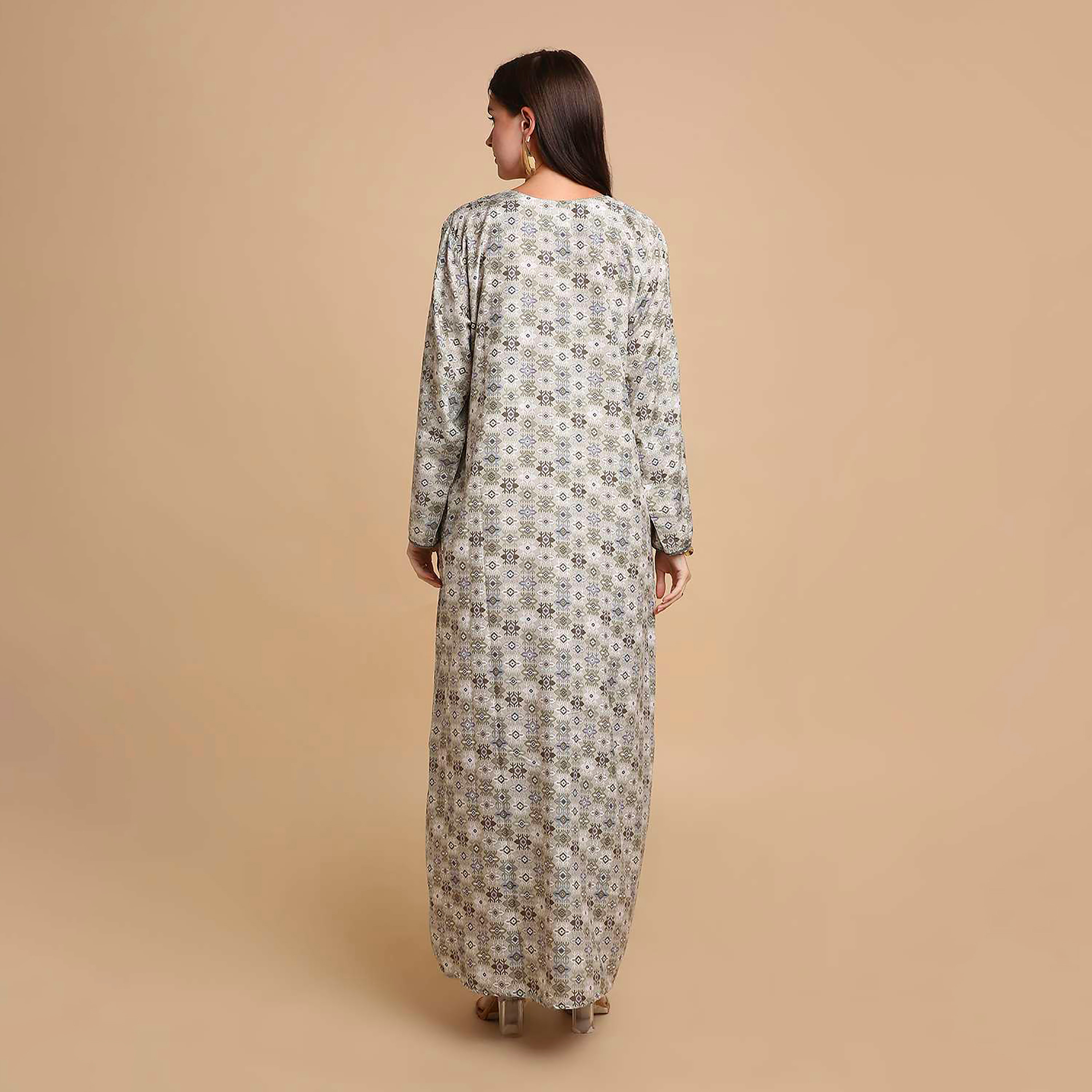HanaandSara Geometric Print Women's Jalabiya-women-arabicclothing-jalabiyas-image-15