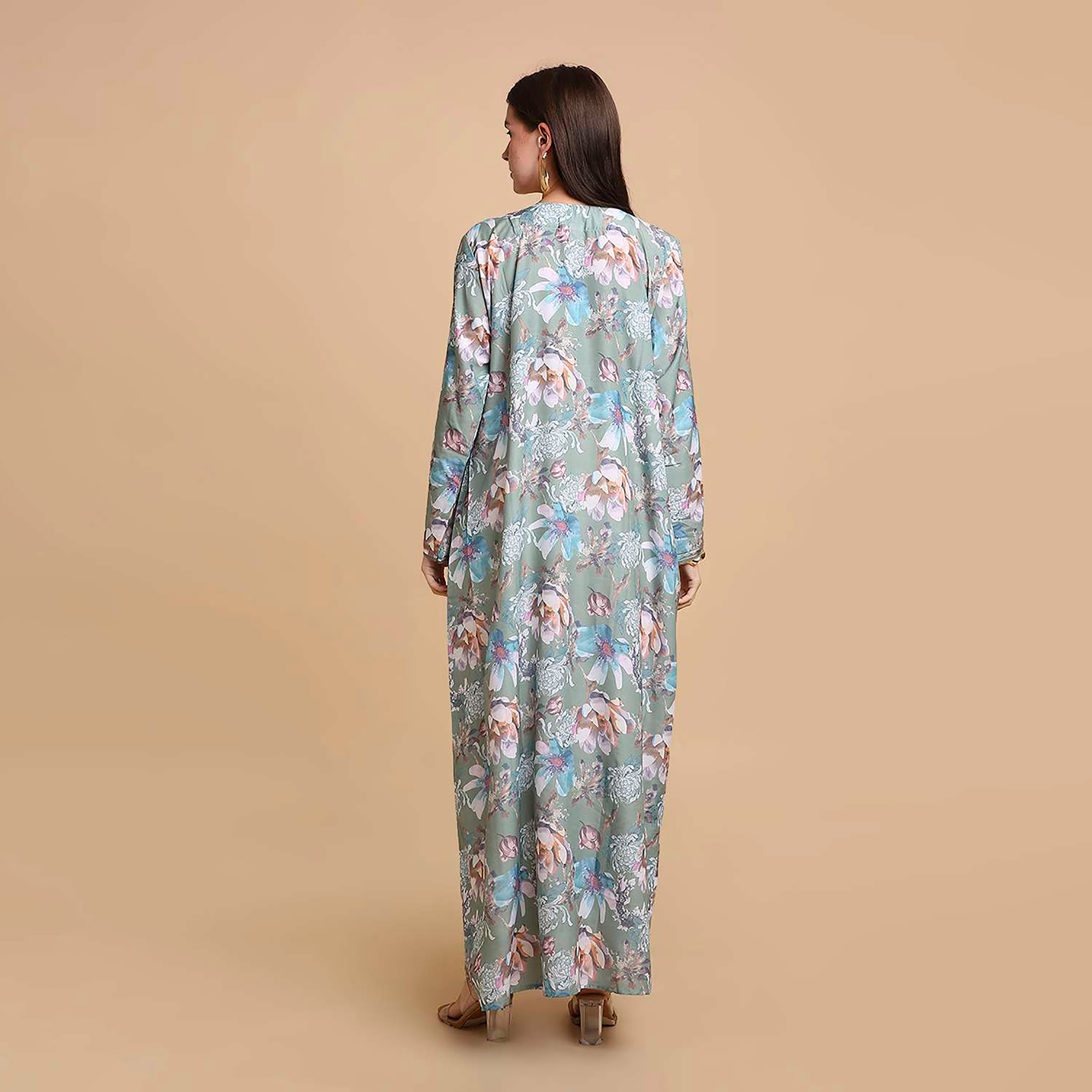 HanaandSara Floral Print Women's Jalabiya-women-arabicclothing-jalabiyas-image-5