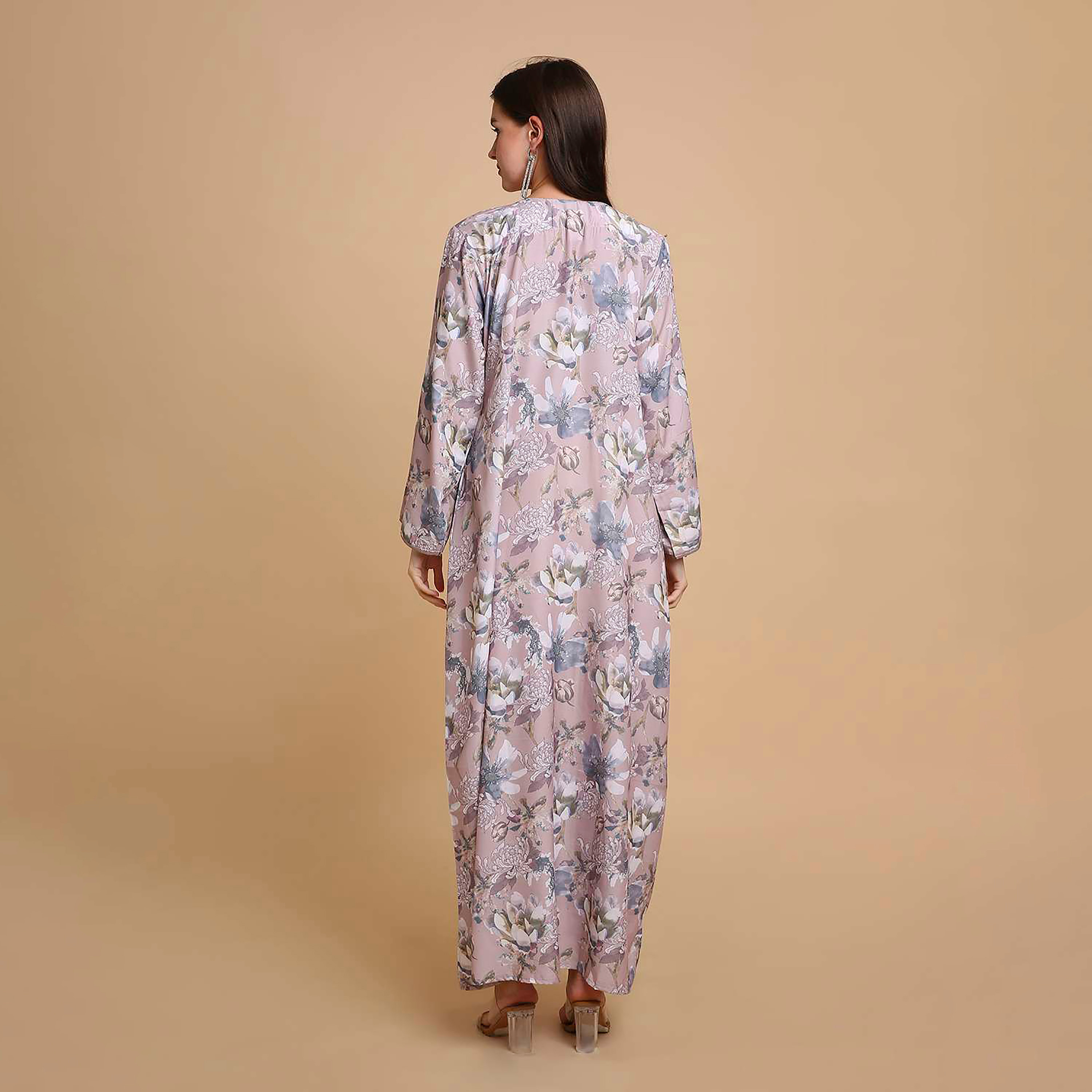جلابية نسائية بطبعة ورود من هانا اند سارة-women-arabicclothing-jalabiyas-image-10