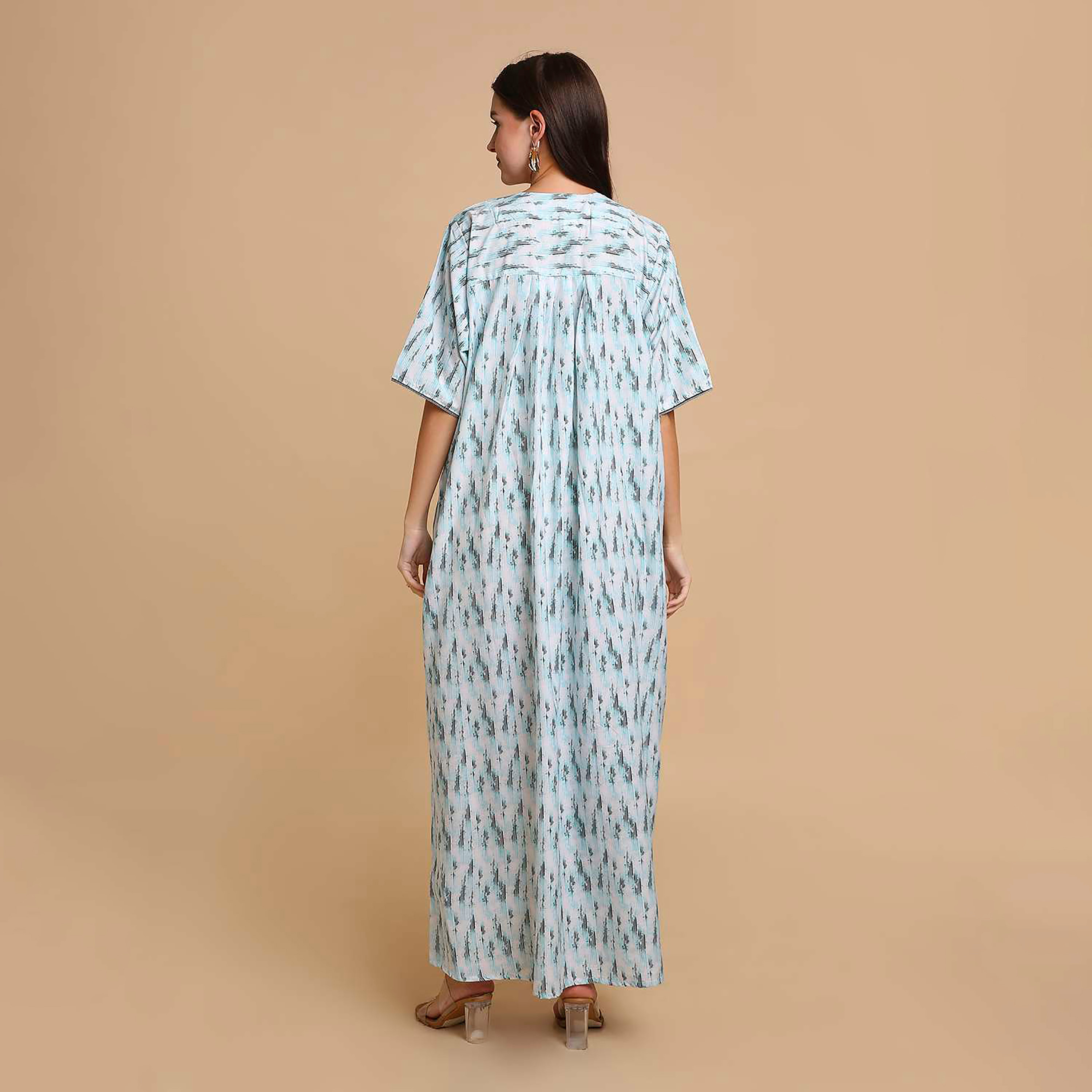 جلابية نسائية بطبعة تجريدية من هنا آند سارة-women-arabicclothing-jalabiyas-image-5